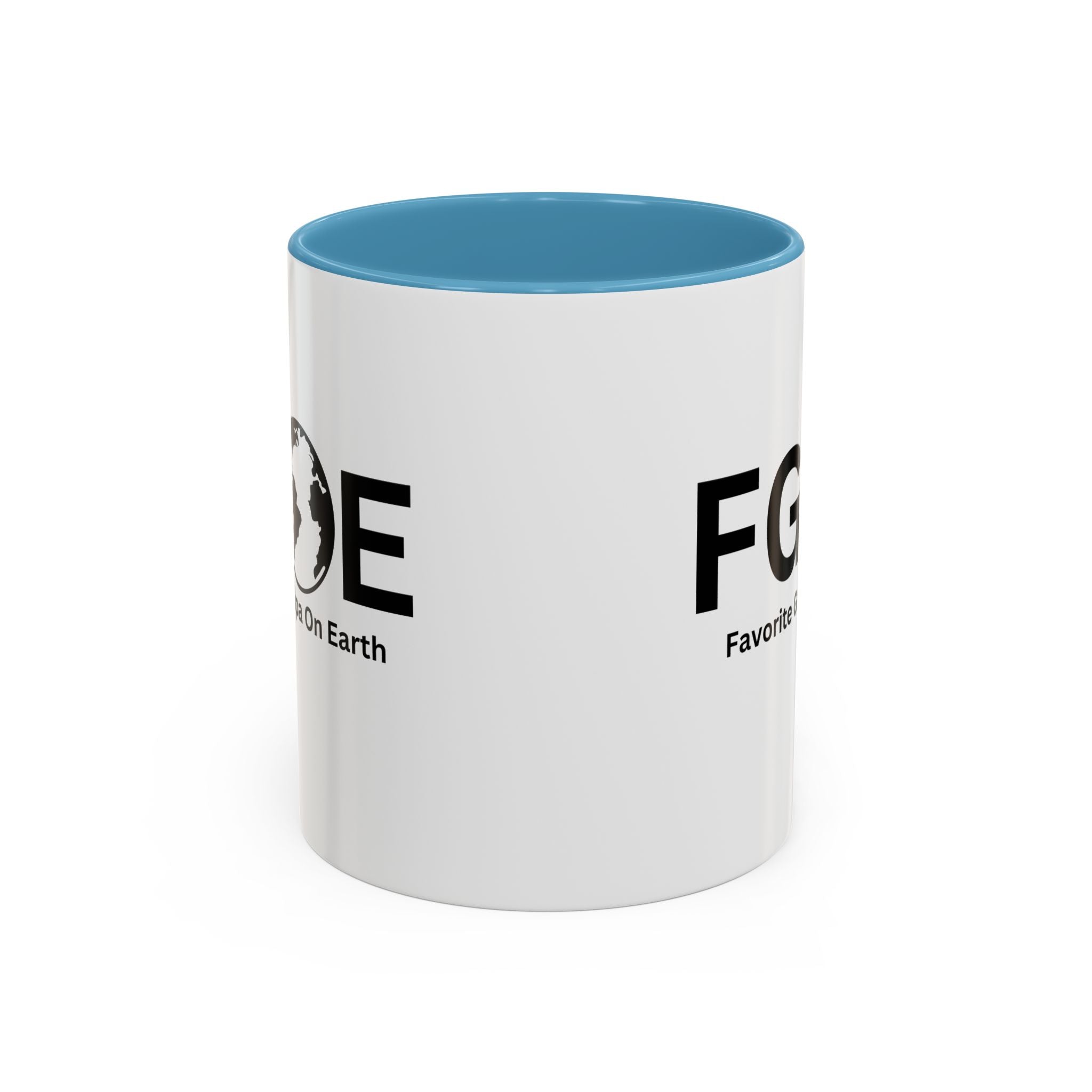 Favorite Grandpa On Earth (FGOE) Accent Coffee Mug (11oz, 15oz)
