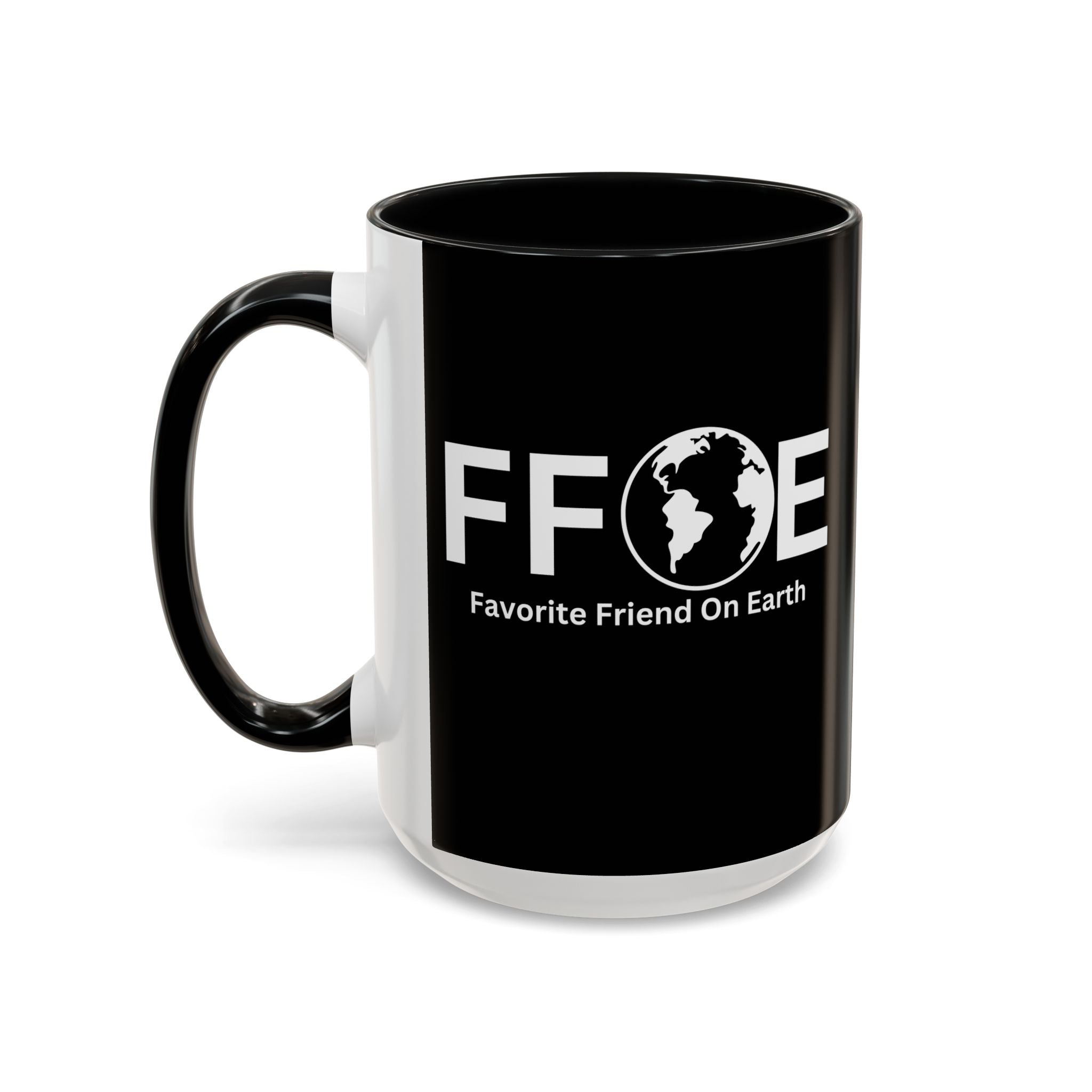 Favorite Friend On Earth (FFOE) Accent Coffee Mug (11oz, 15oz)