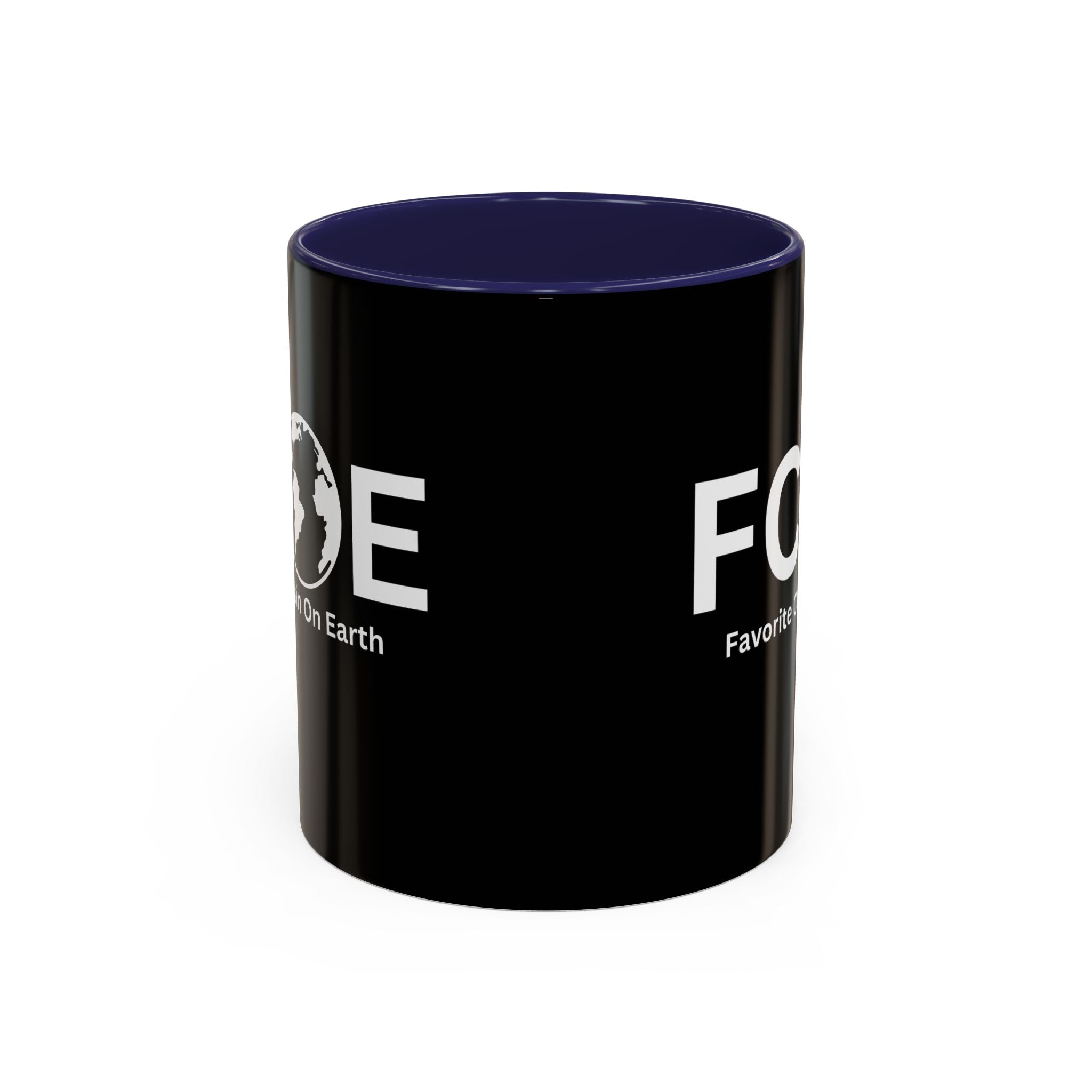 Favorite Cousin On Earth (FCOE) Accent Coffee Mug (11oz, 15oz)