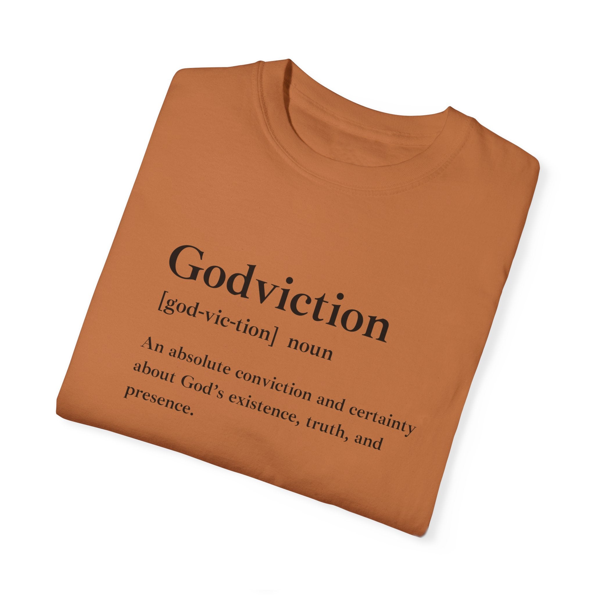 Godviction Unisex Garment-Dyed T-Shirt – Comfort Colors 1717