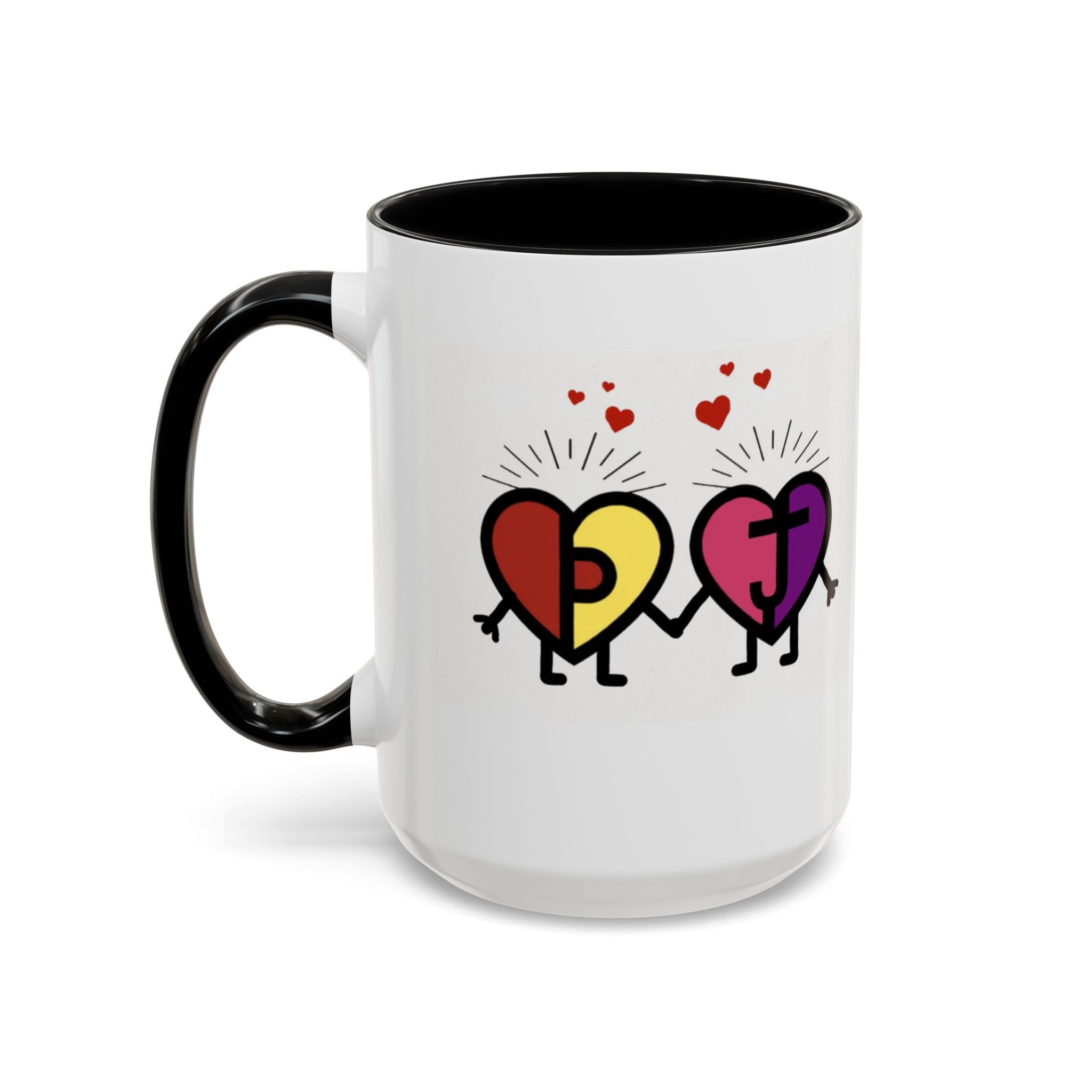 PJ & Joy Passionoy Mascots Accent Coffee Mug (11, 15oz)