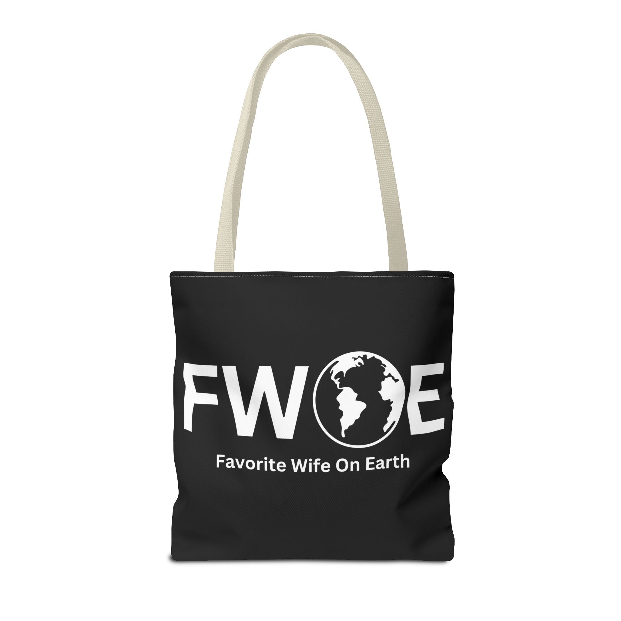 Favorite Wife On Earth (FWOE) Tote Bag - Custom Printed Stylish and Functional Tote