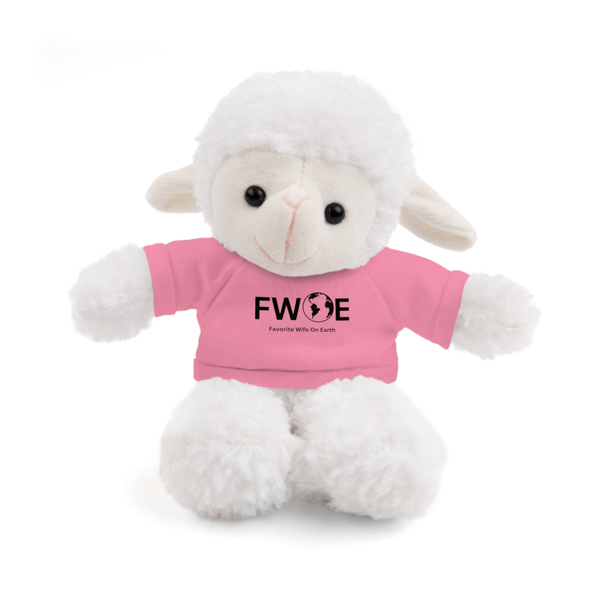 Stuffed Animal Gift – Favorite Wife on Earth (FWOE) – Customizable T-Shirt & Animal
