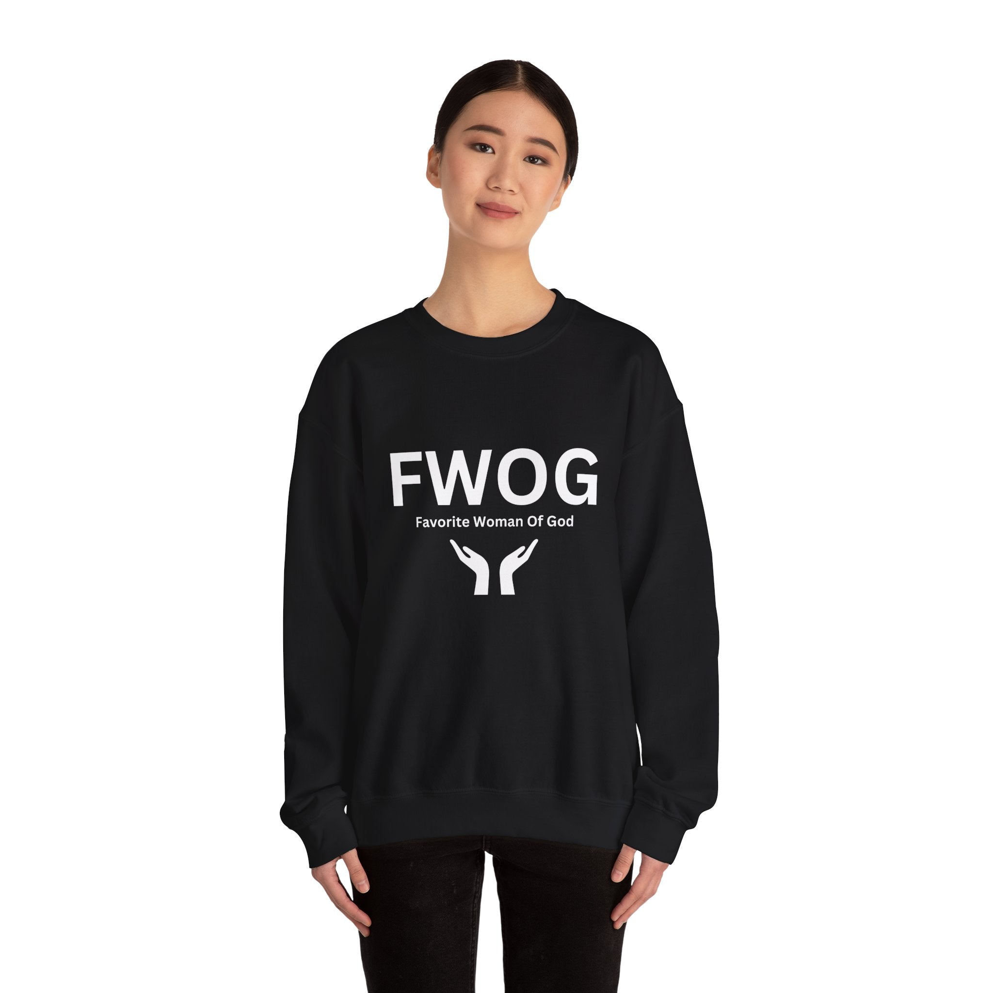 Favorite Woman of God (FWOG) Sweatshirt – Unisex Heavy Blend™ Crewneck