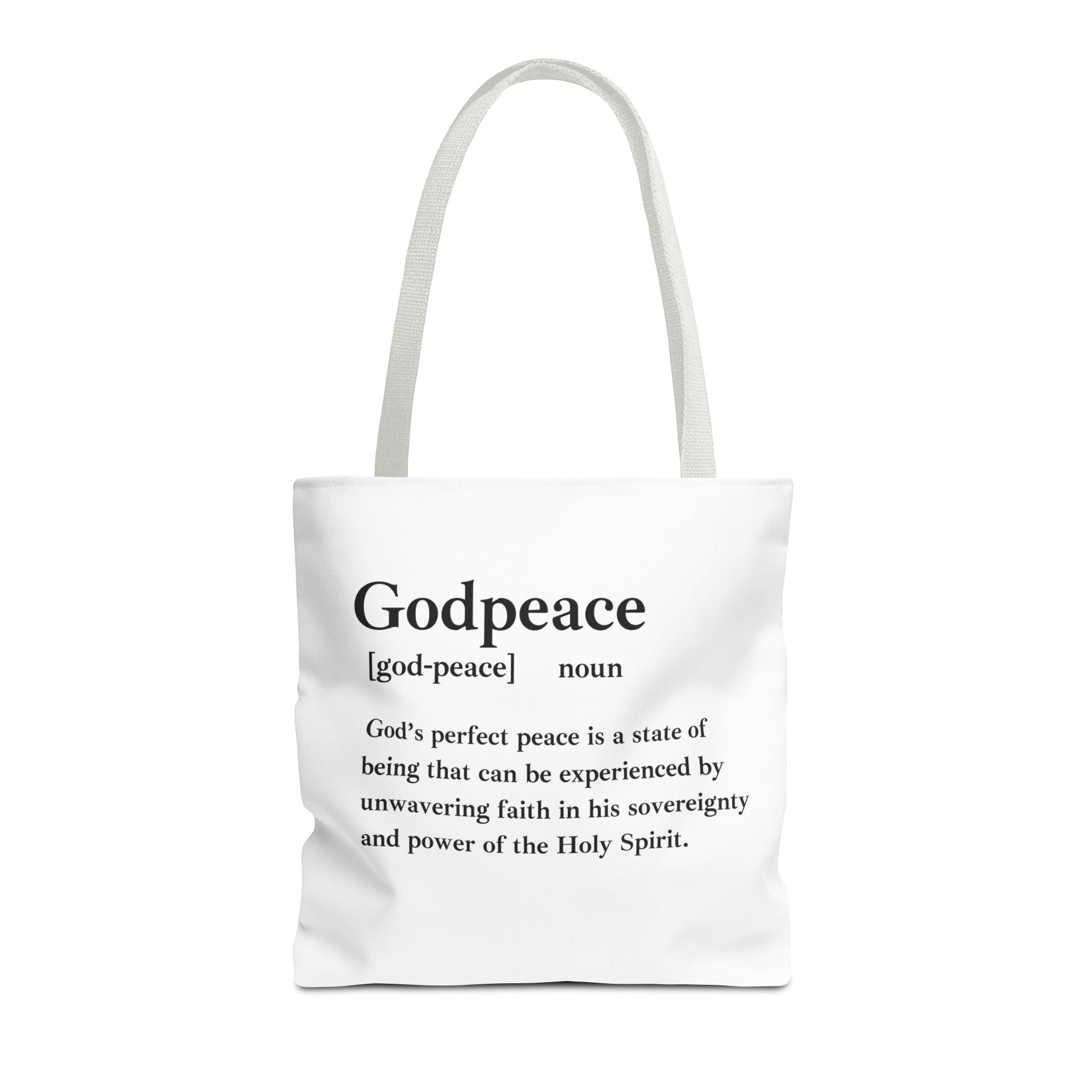 Godpeace Tote Bag - Custom Printed Stylish and Functional Tote