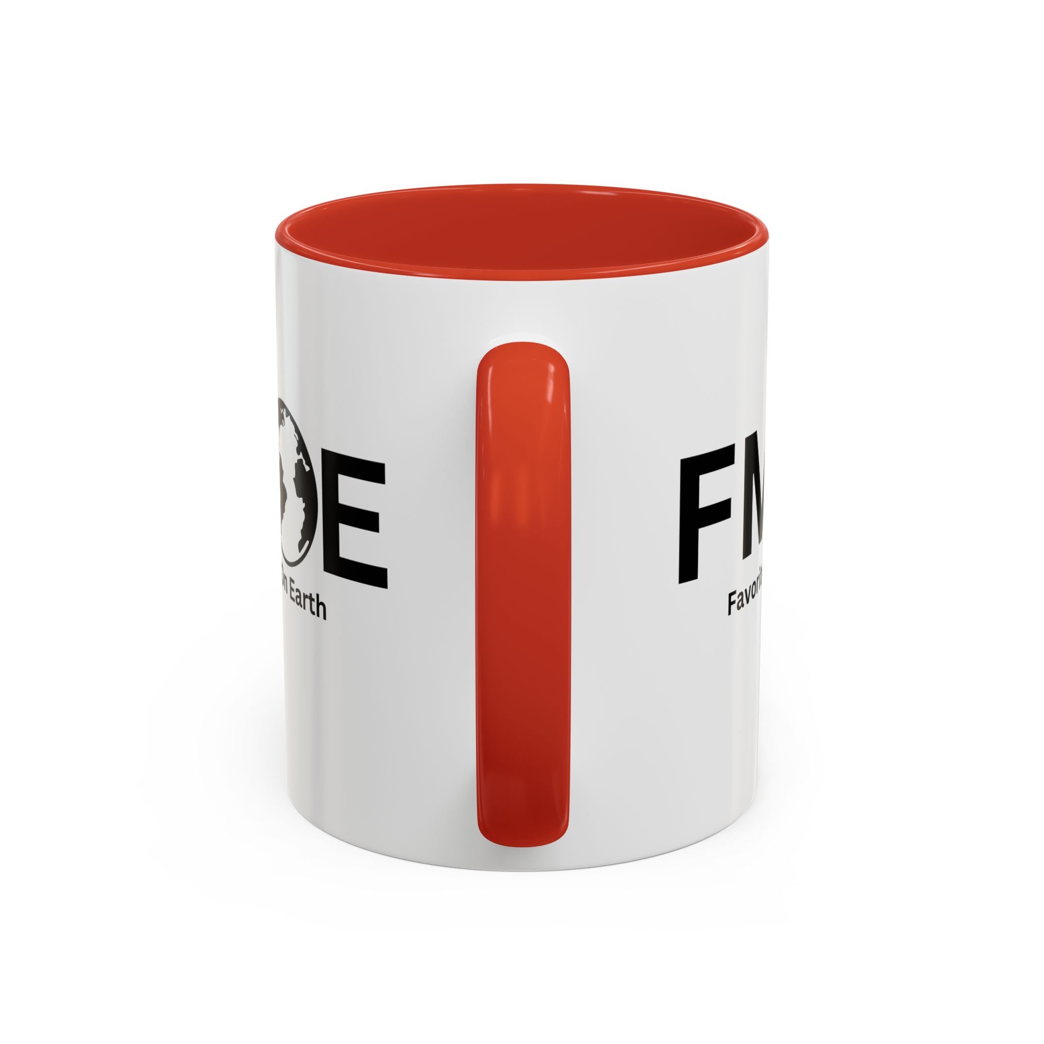 Favorite Mom On Earth (FMOE) Accent Coffee Mug (11oz, 15oz)