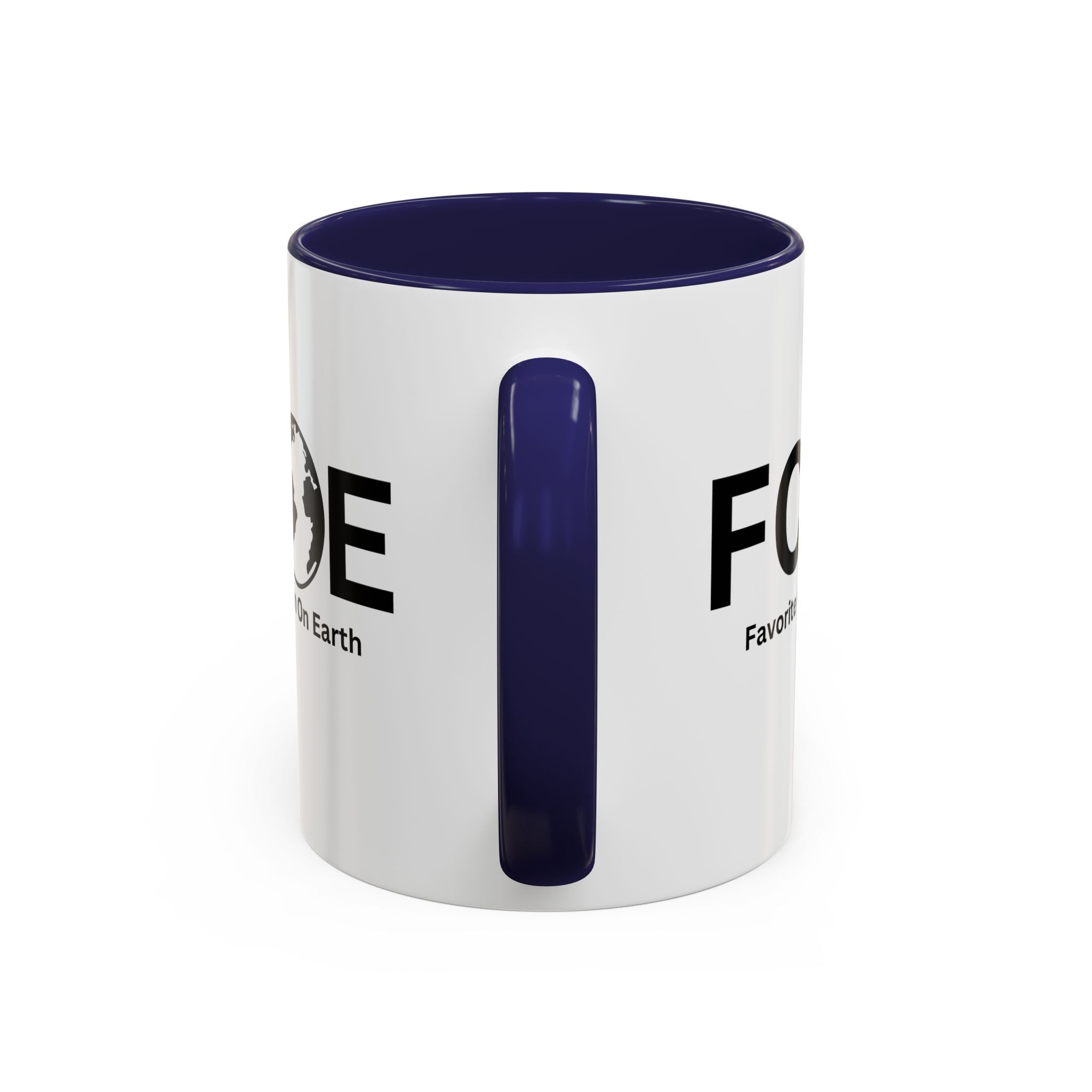 Favorite Cousin On Earth (FCOE) Accent Coffee Mug (11oz, 15oz)