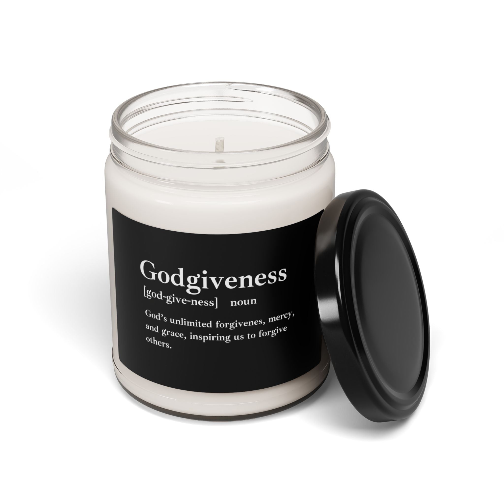 Godgiveness Scented Soy Candle - 9oz Natural Wax Candle with Custom Label