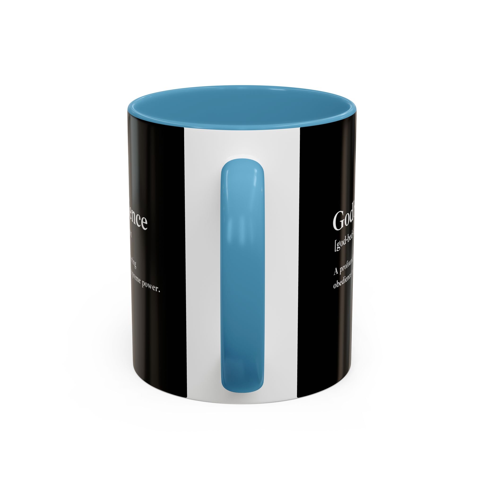 Godbedience Accent Coffee Mug (11, 15oz)