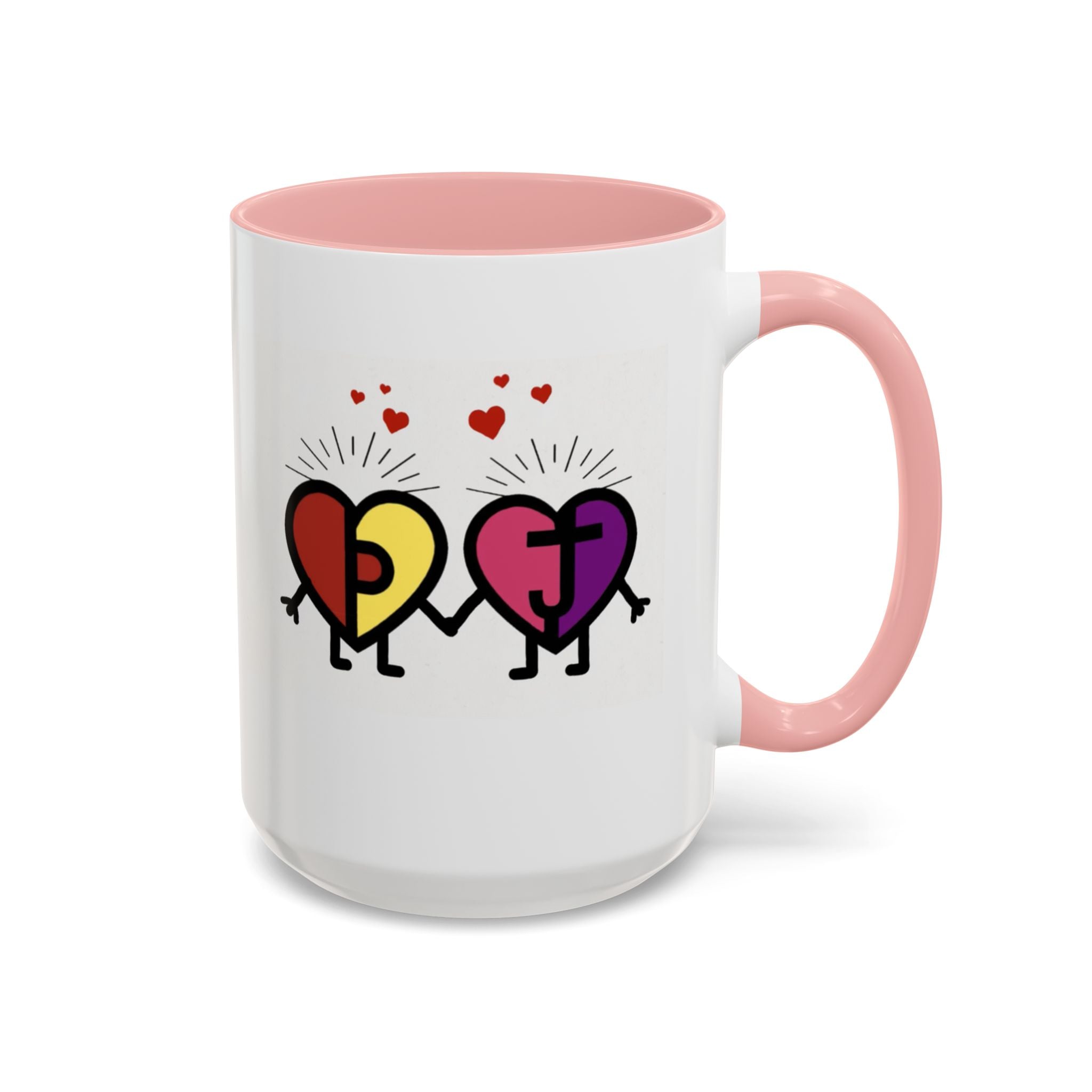 PJ & Joy Passionoy Mascots Accent Coffee Mug (11, 15oz)