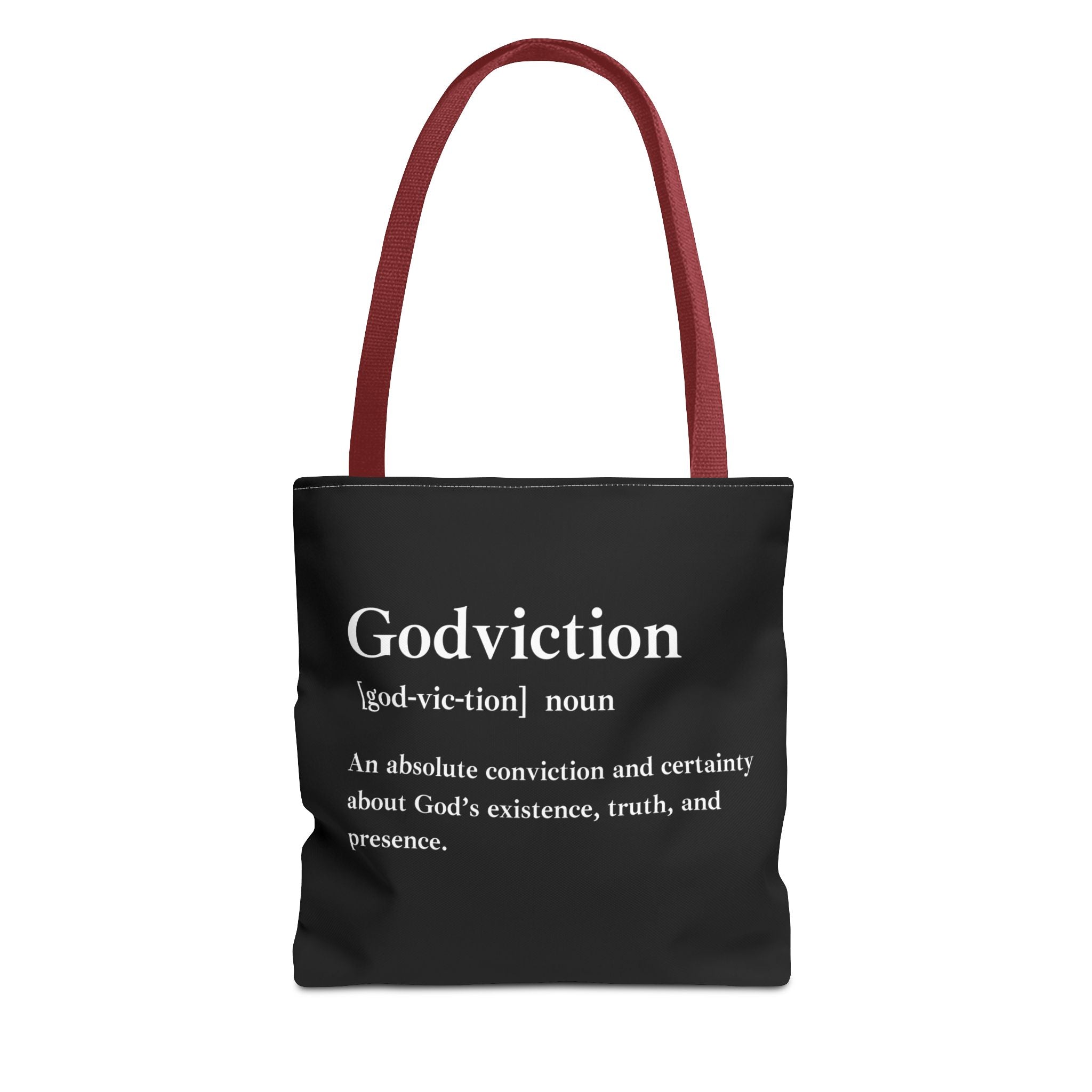 Godviction Tote Bag - Custom Printed Stylish and Functional Tote