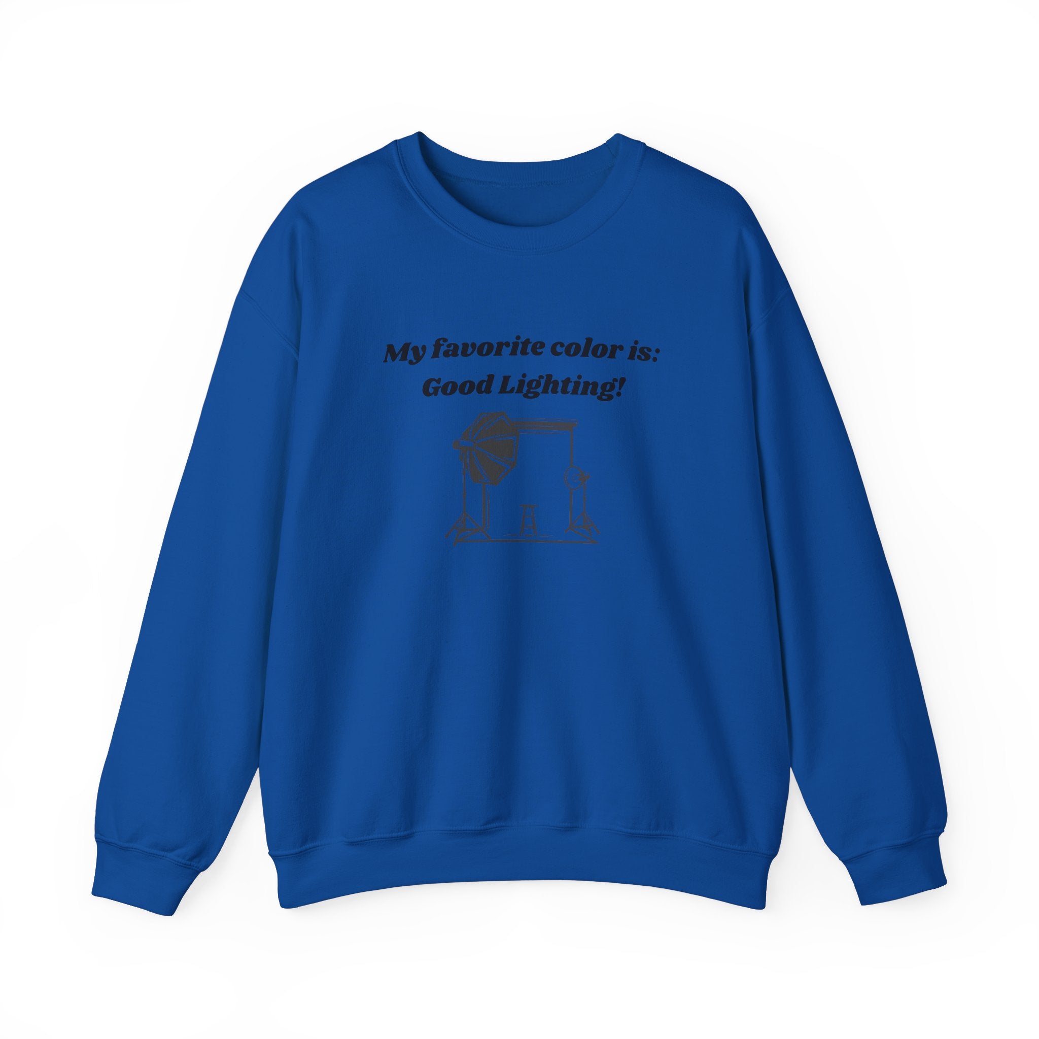 My Favorite Color is Good Lighting! Unisex Heavy Blend Crewneck Sweatshirt