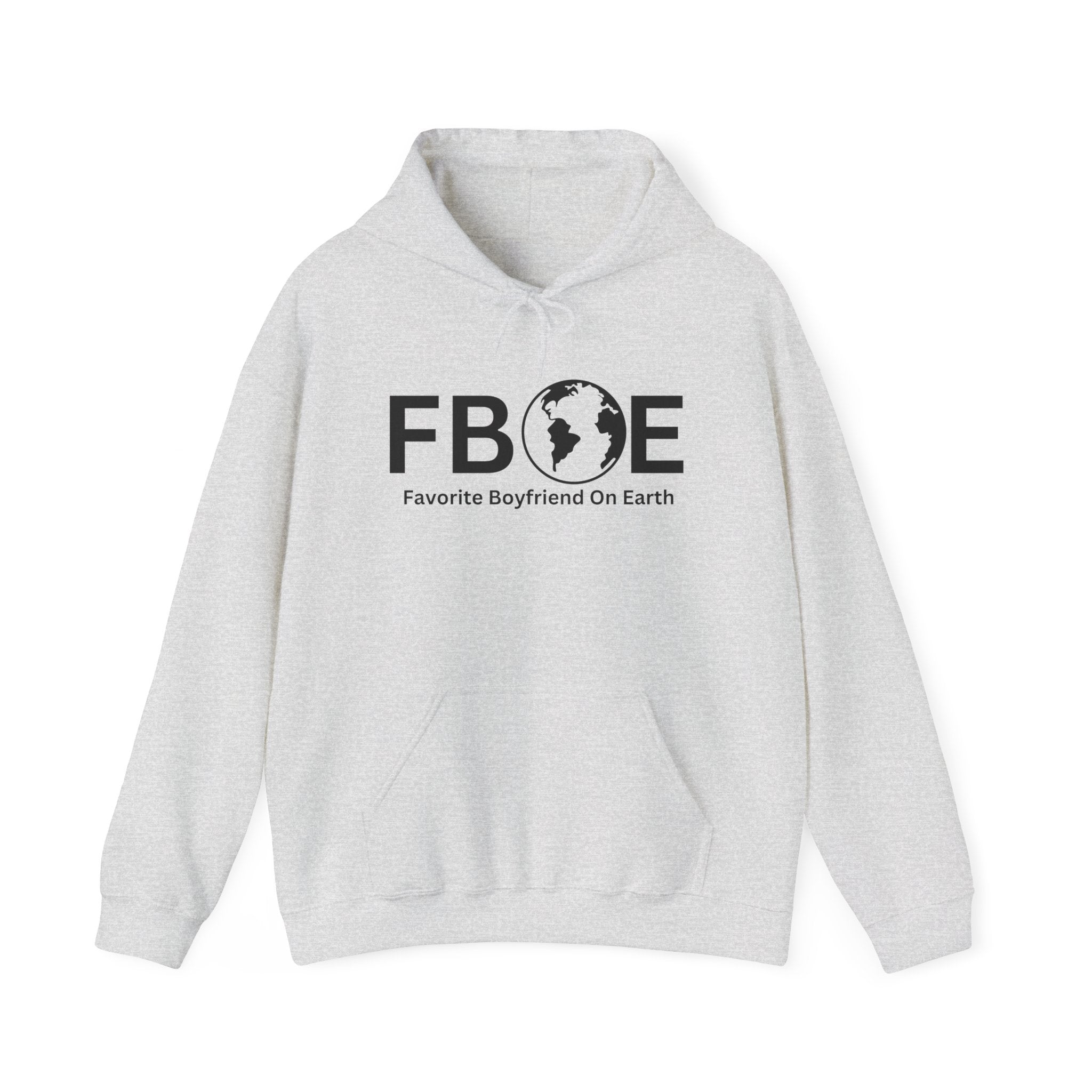 Favorite Boyfriend On Earth (FBOE) Unisex Heavy Blend™ Hooded Sweatshirt – Cozy Cotton-Polyester Hoodie