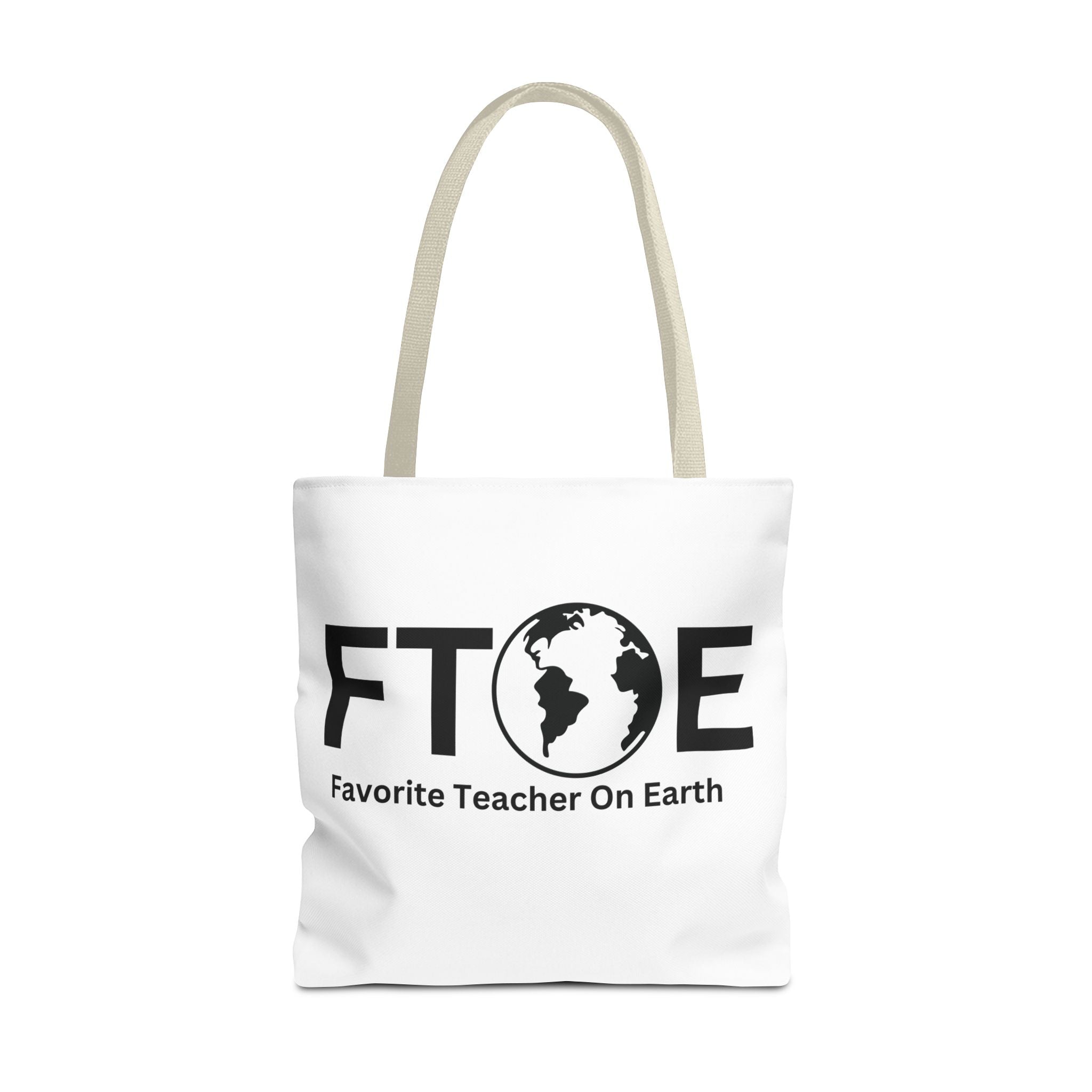 Favorite Teacher On Earth (FTOE) Tote Bag - Custom Printed Stylish and Functional Tote