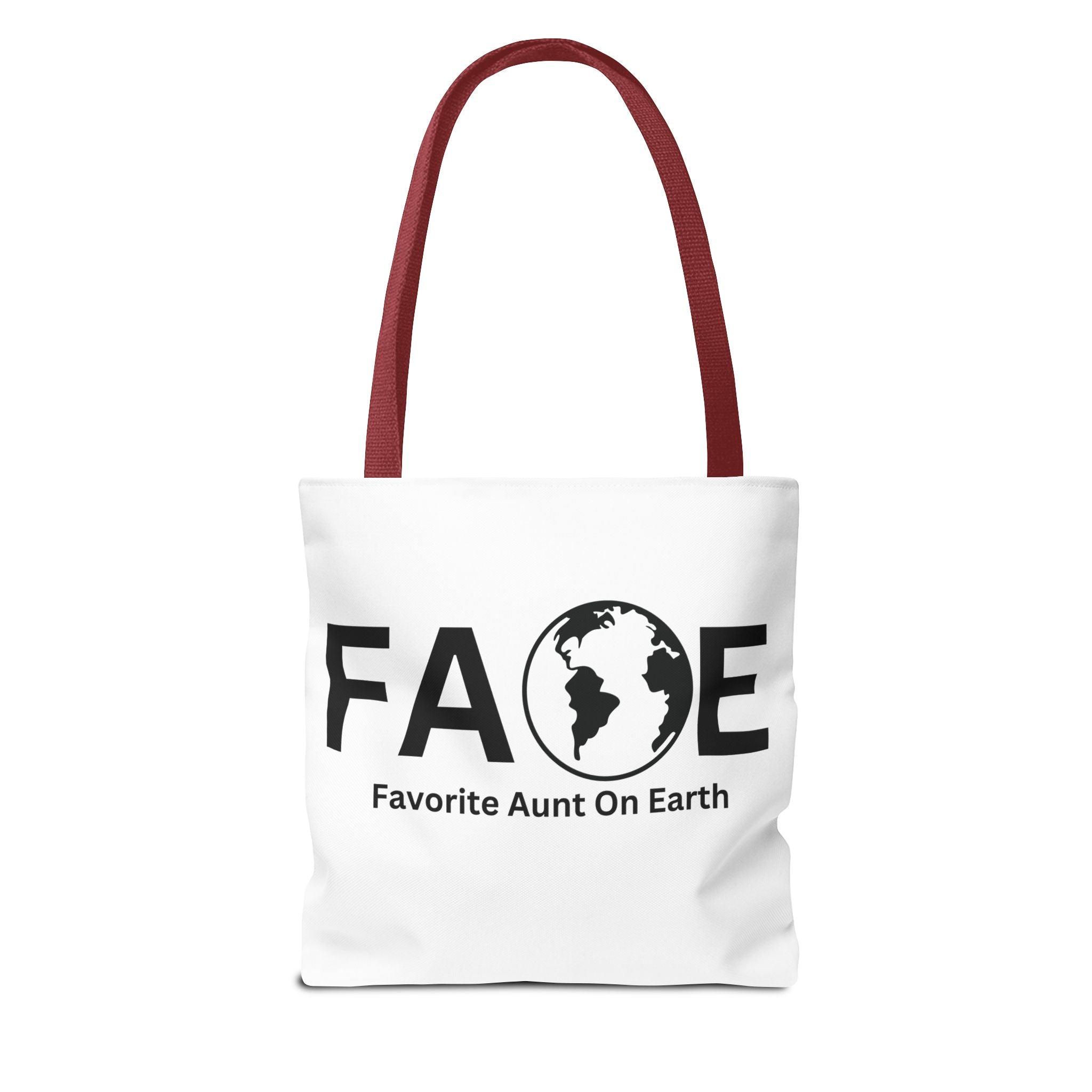 Favorite Aunt On Earth (FAOE) Tote Bag - Custom Printed Stylish and Functional Tote