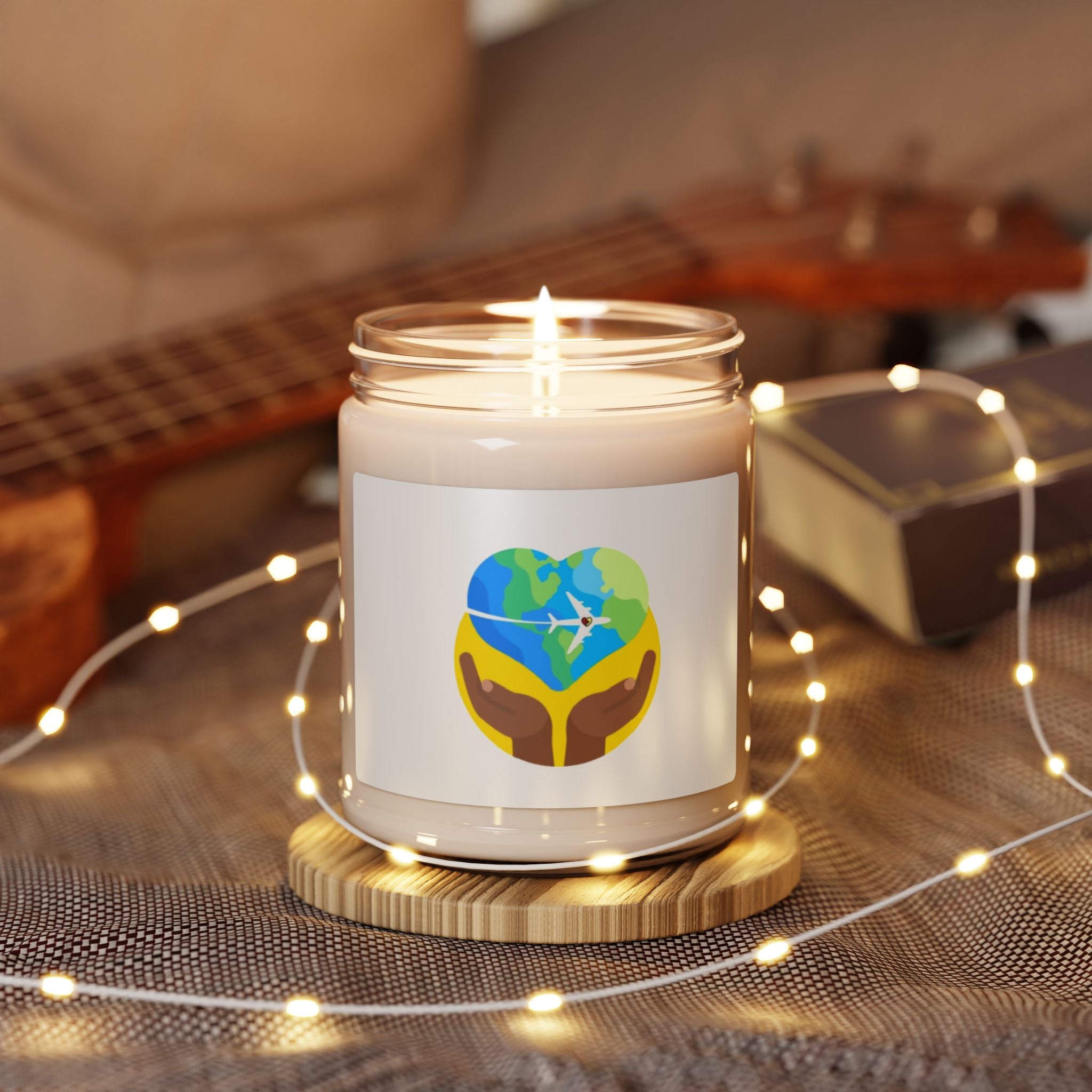 Passion & Purpose Adventures Logo Scented Soy Candle - 9oz Natural Wax Candle with Custom Label