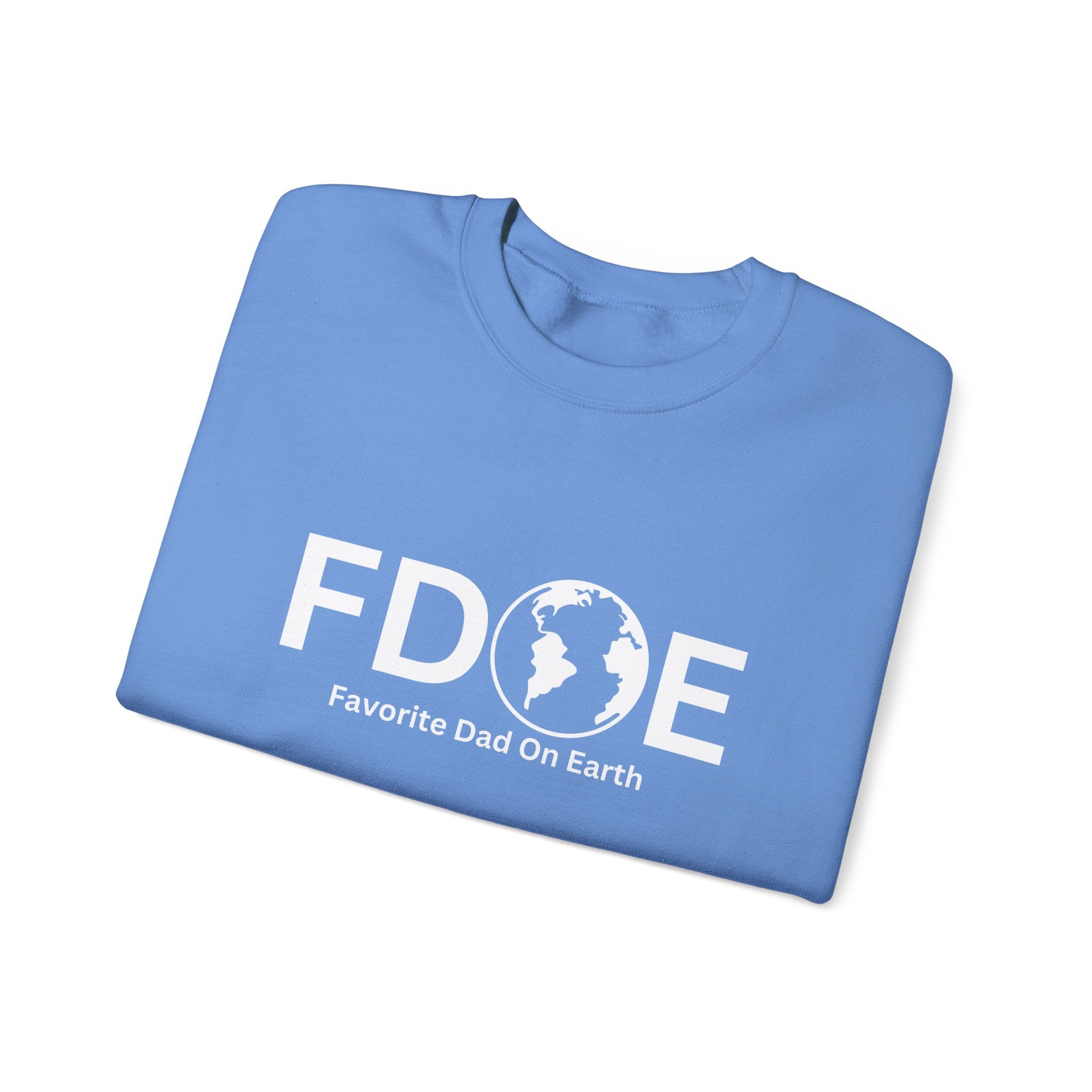 Favorite Dad on Earth Crewneck Sweatshirt - (FDOE) Logo Sweatshirt for Me
