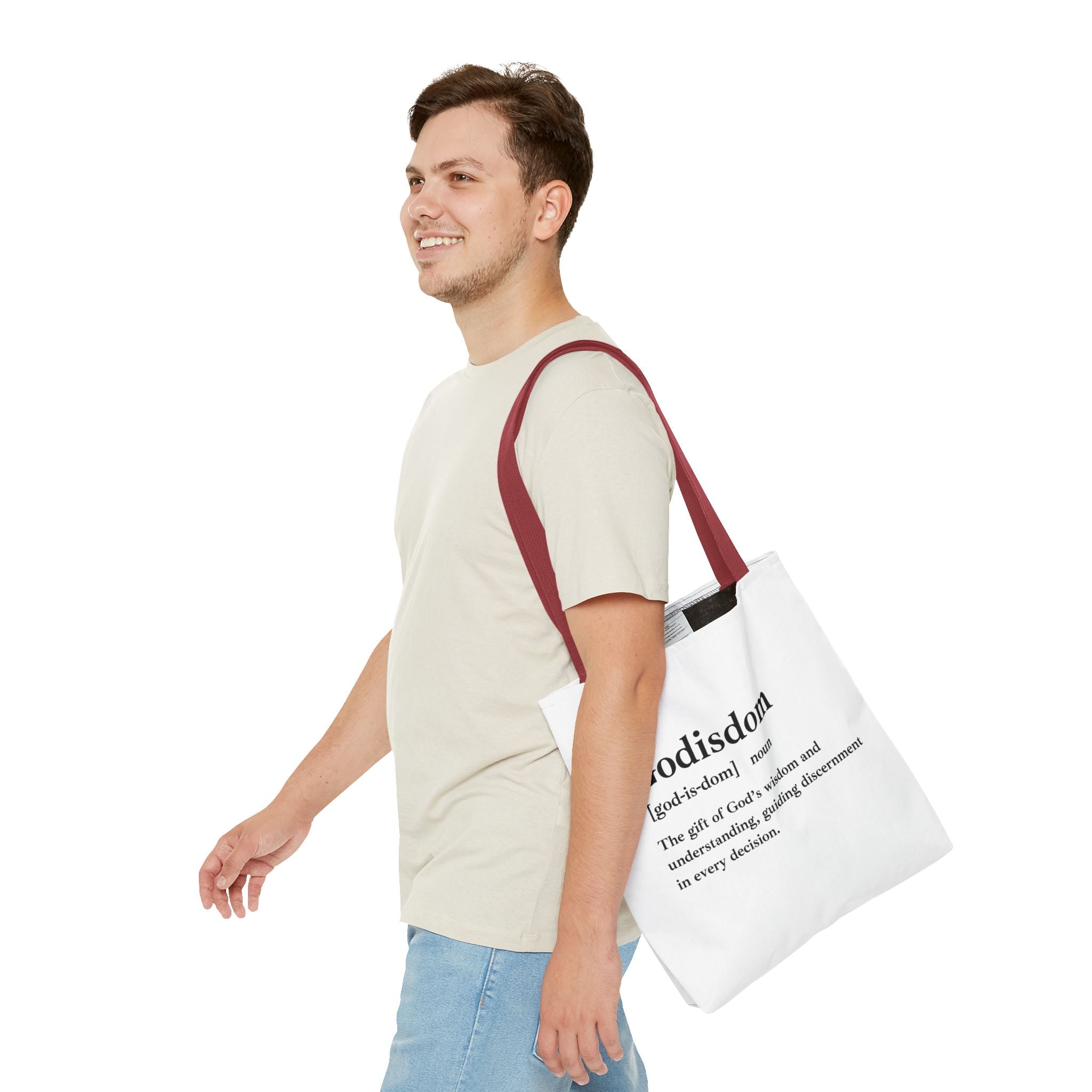 Godisdom Tote Bag - Custom Printed Stylish and Functional Tote