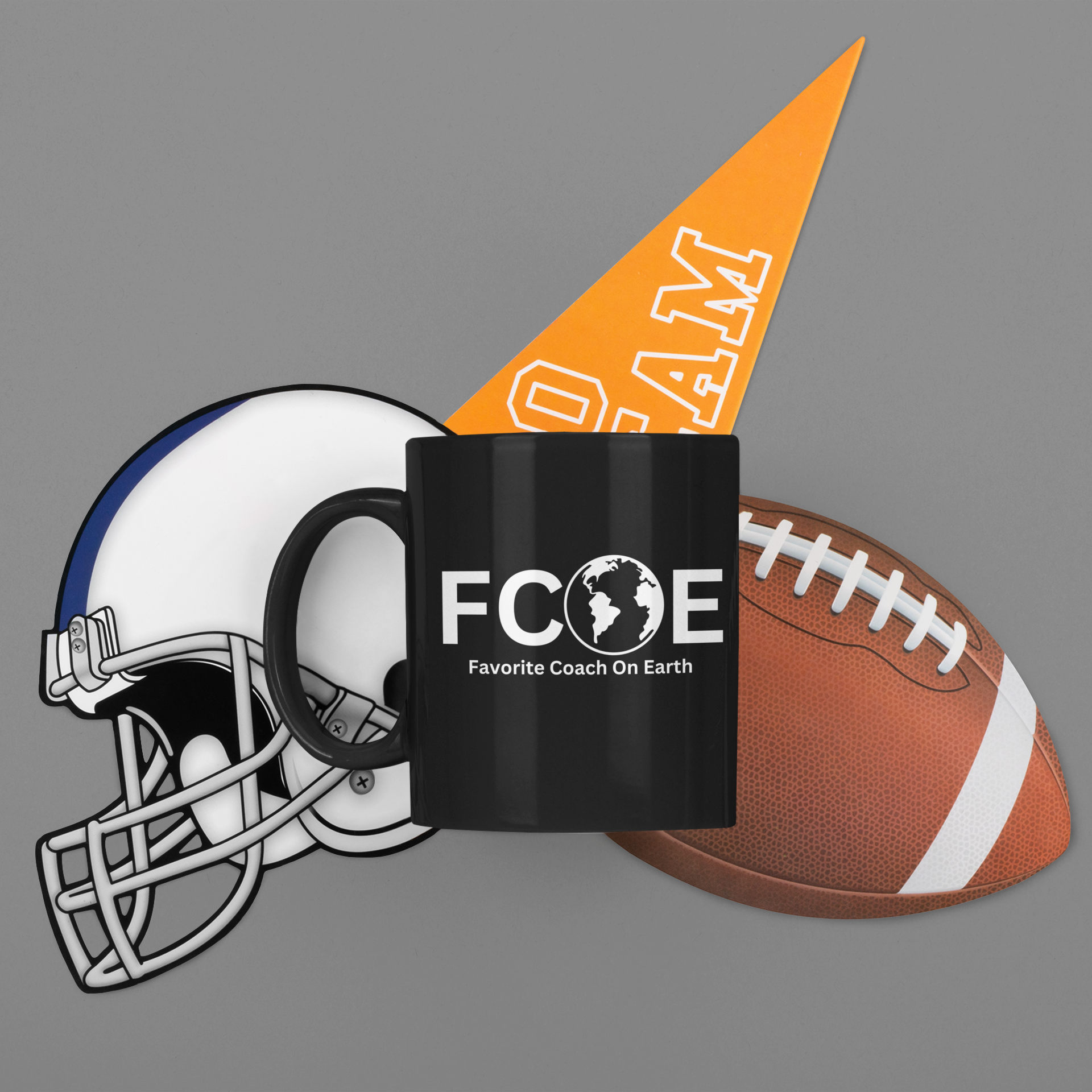 Favorite Coach On Earth (FCOE) Accent Coffee Mug (11oz, 15oz)