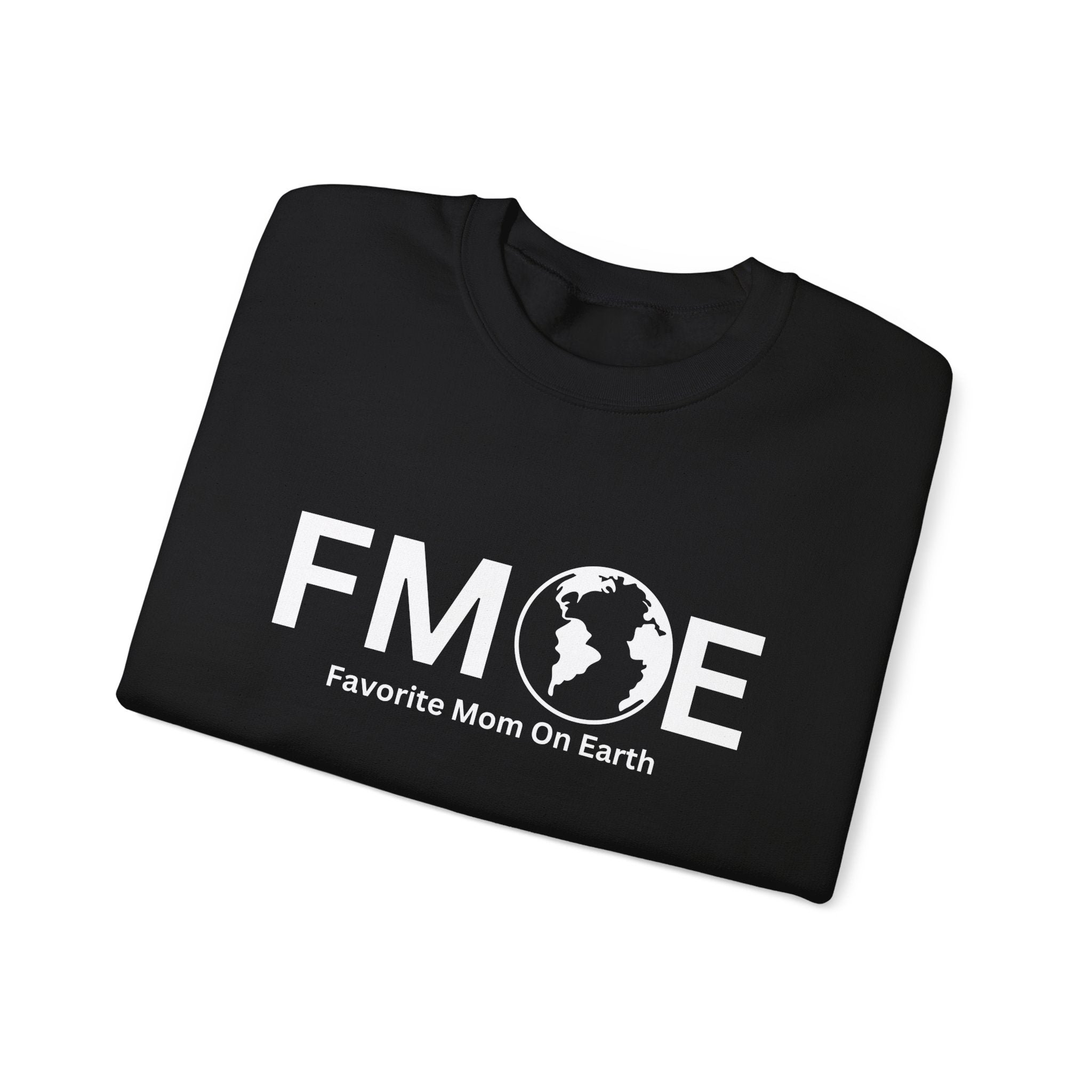 Favorite Mom On Earth Sweatshirt - (FMOE) Logo Crewneck for Women