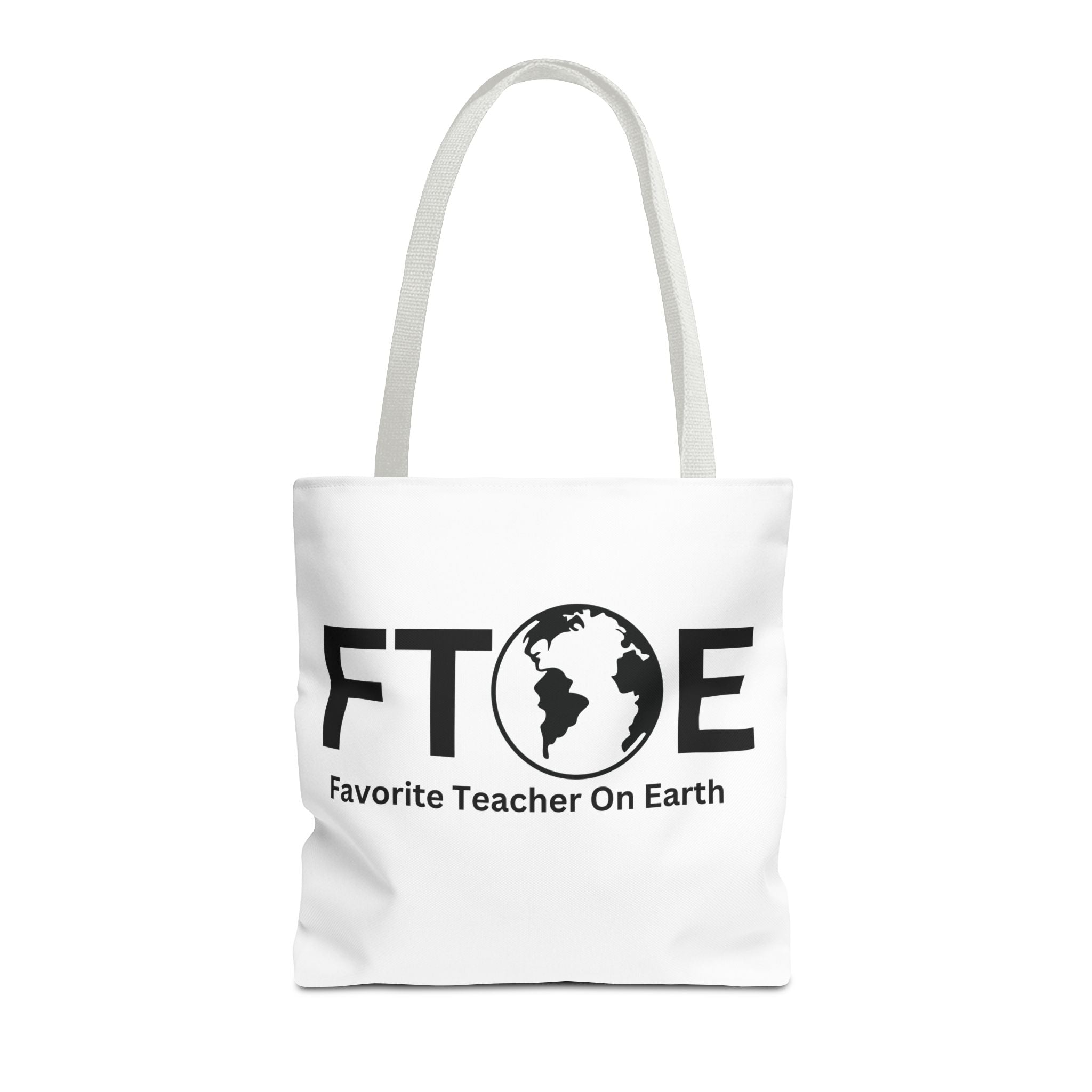 Favorite Teacher On Earth (FTOE) Tote Bag - Custom Printed Stylish and Functional Tote