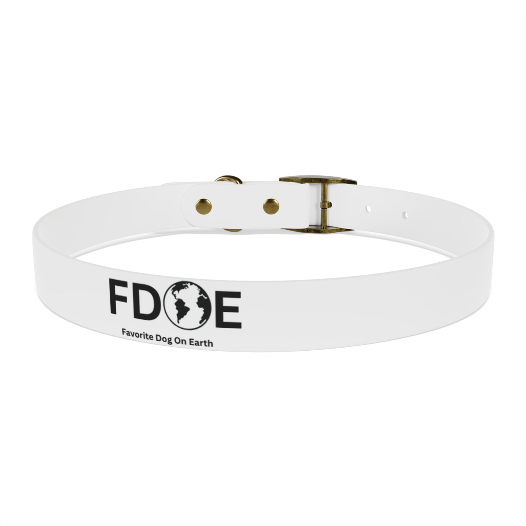 Favorite Dog On Earth (FDOE) Collar, Personalized Pet Accessory, Custom Dog Collar, Stylish Pet Gear, Durable Dog Collar