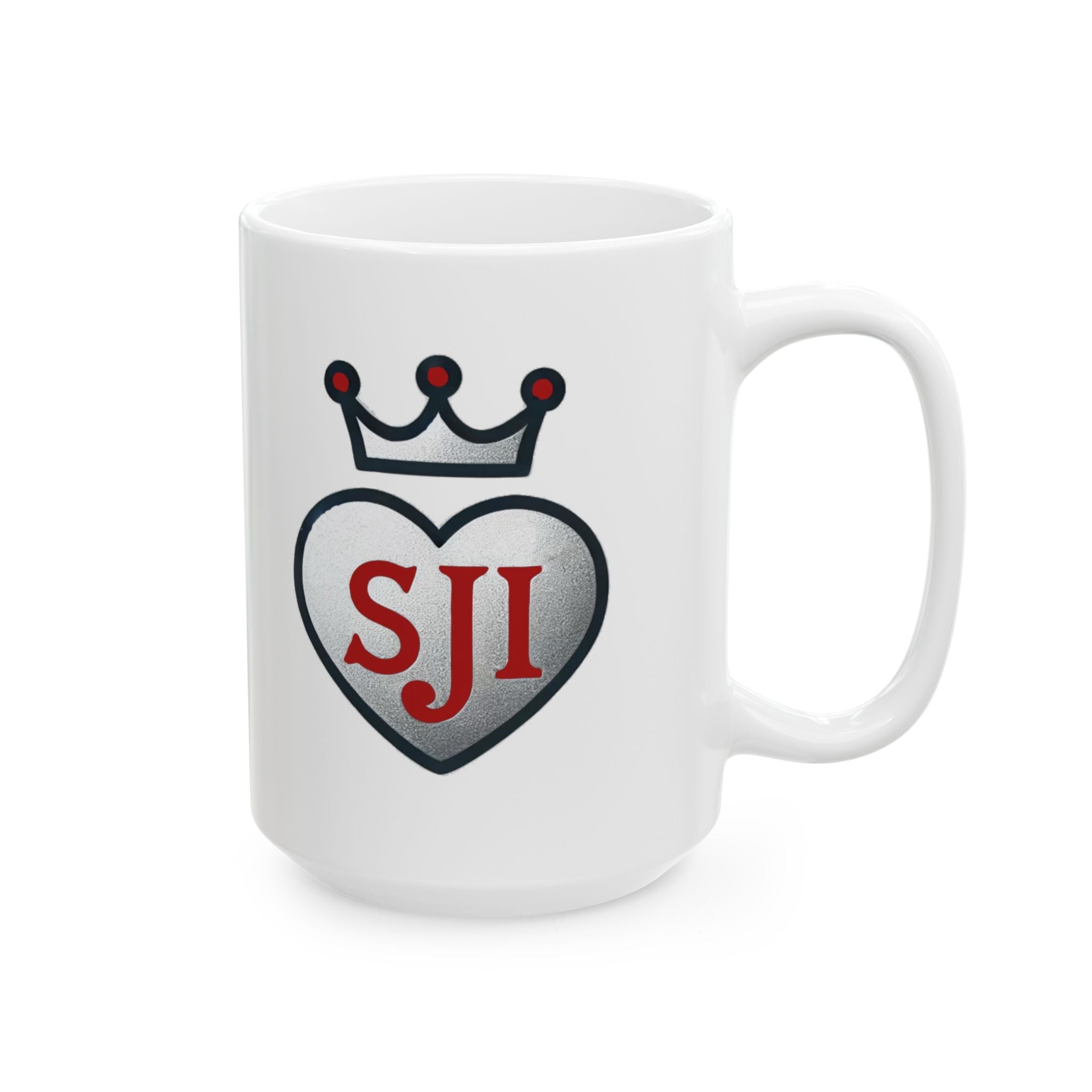 Senior Joy Initiative Logo Accent Coffee Mug (11oz, 15oz)