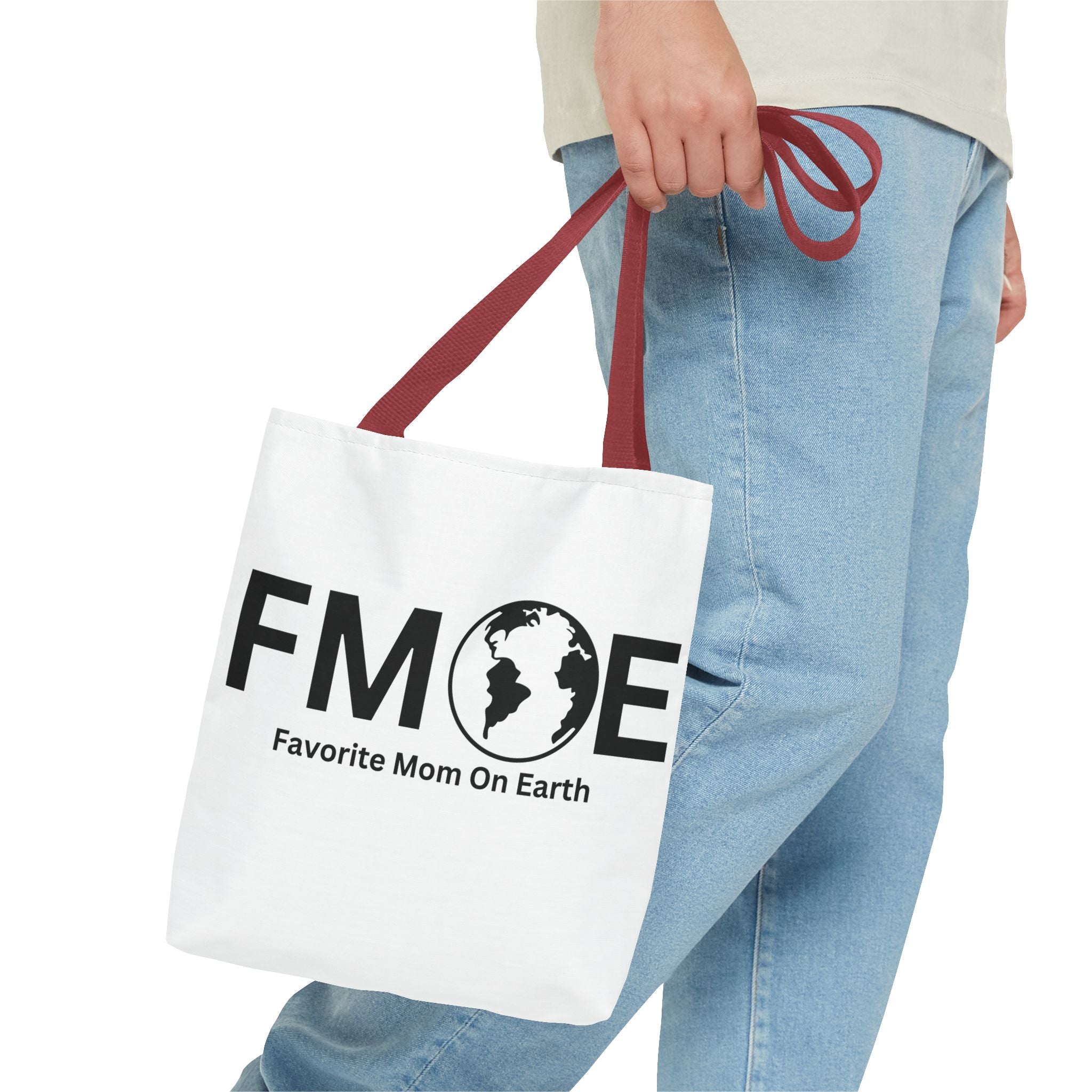 Favorite Mom On Earth (FMOE) Tote Bag- Custom Printed Stylish and Functional Tote
