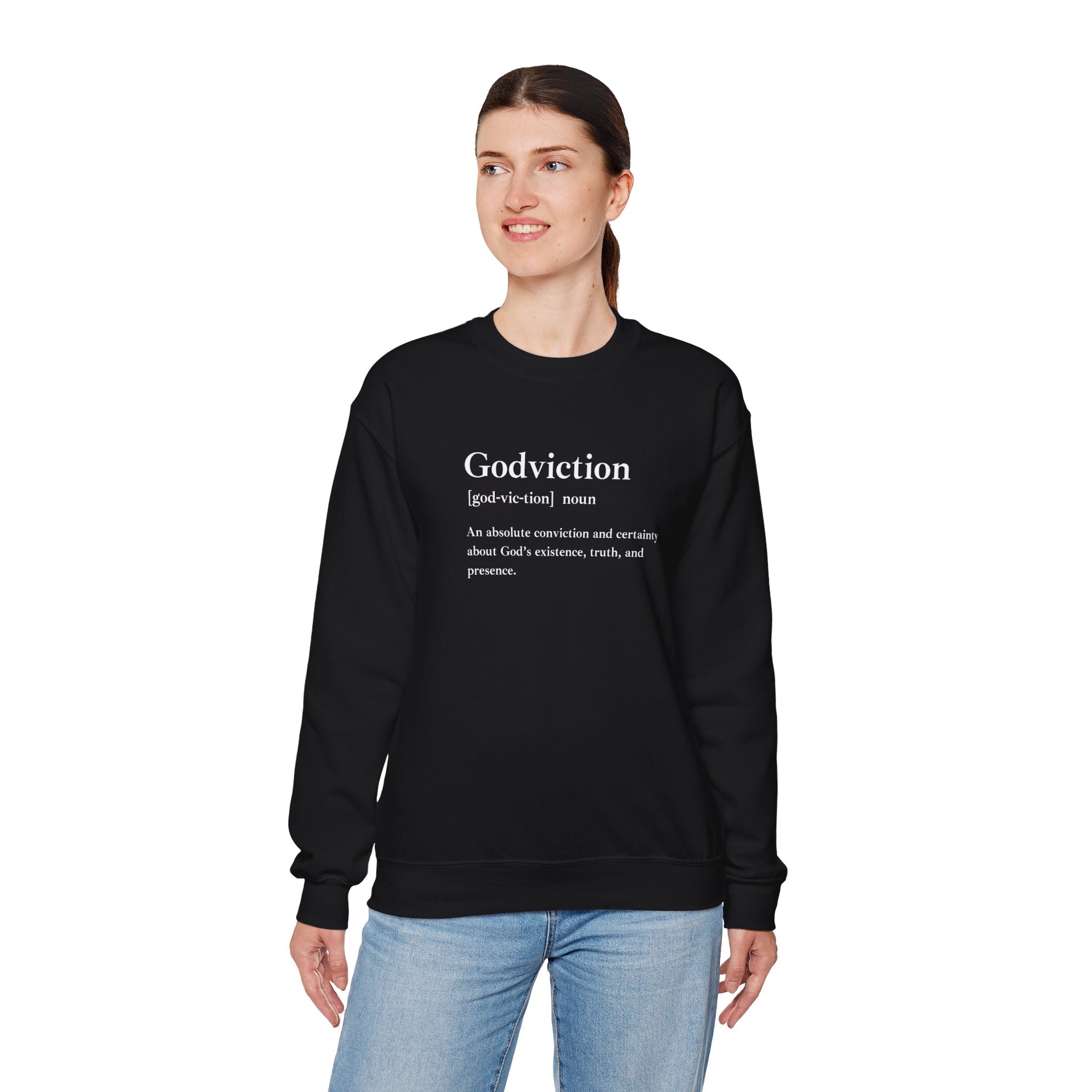 Godviction Unisex Heavy Blend™ Crewneck Sweatshirt