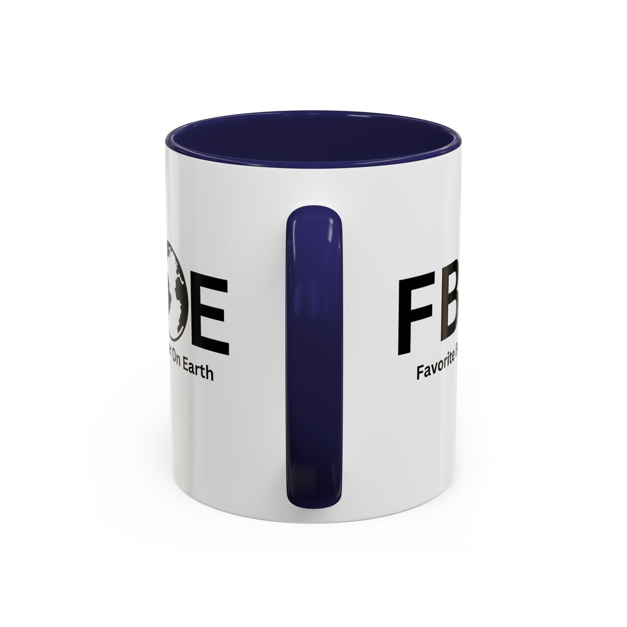Favorite Brother On Earth (FBOE) Accent Coffee Mug (11oz, 15oz)