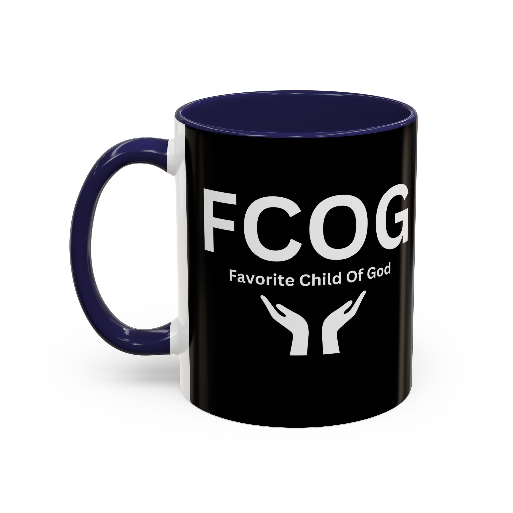 Favorite Child of God (FCOG) Accent Coffee Mug (11, 15oz)