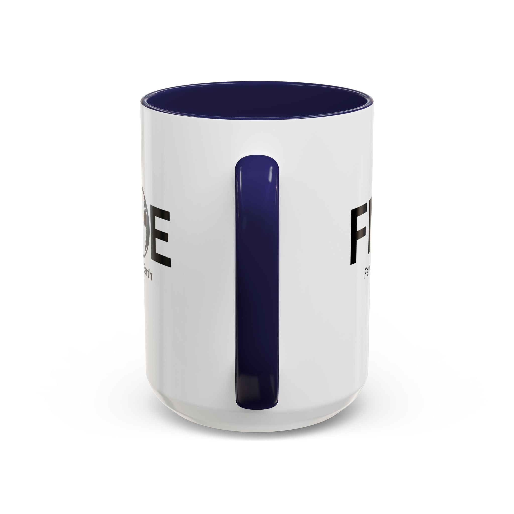 Favorite Mom On Earth (FMOE) Accent Coffee Mug (11oz, 15oz)
