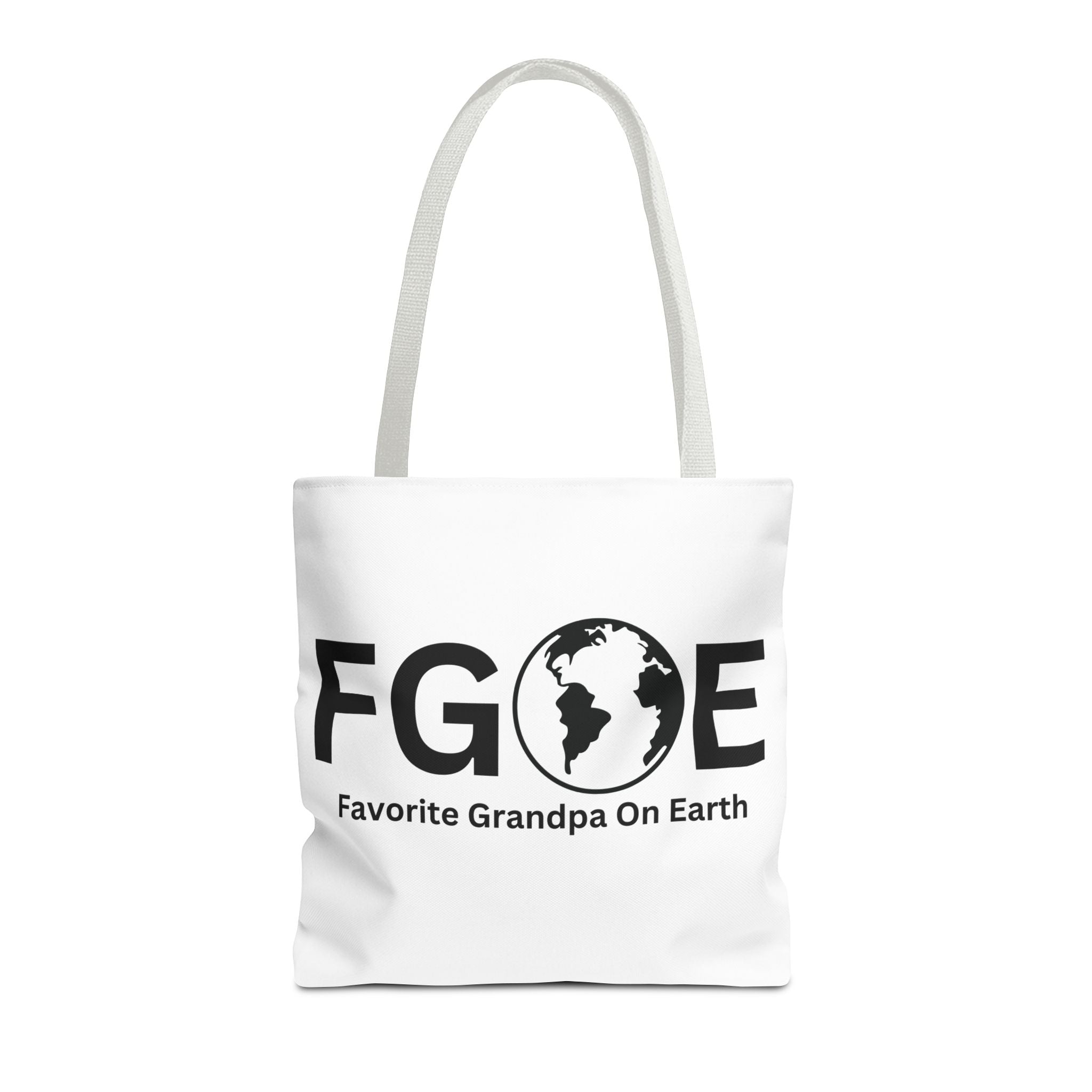 Favorite Grandpa On Earth (FGOE) Tote Bag - Custom Printed Stylish and Functional Tote