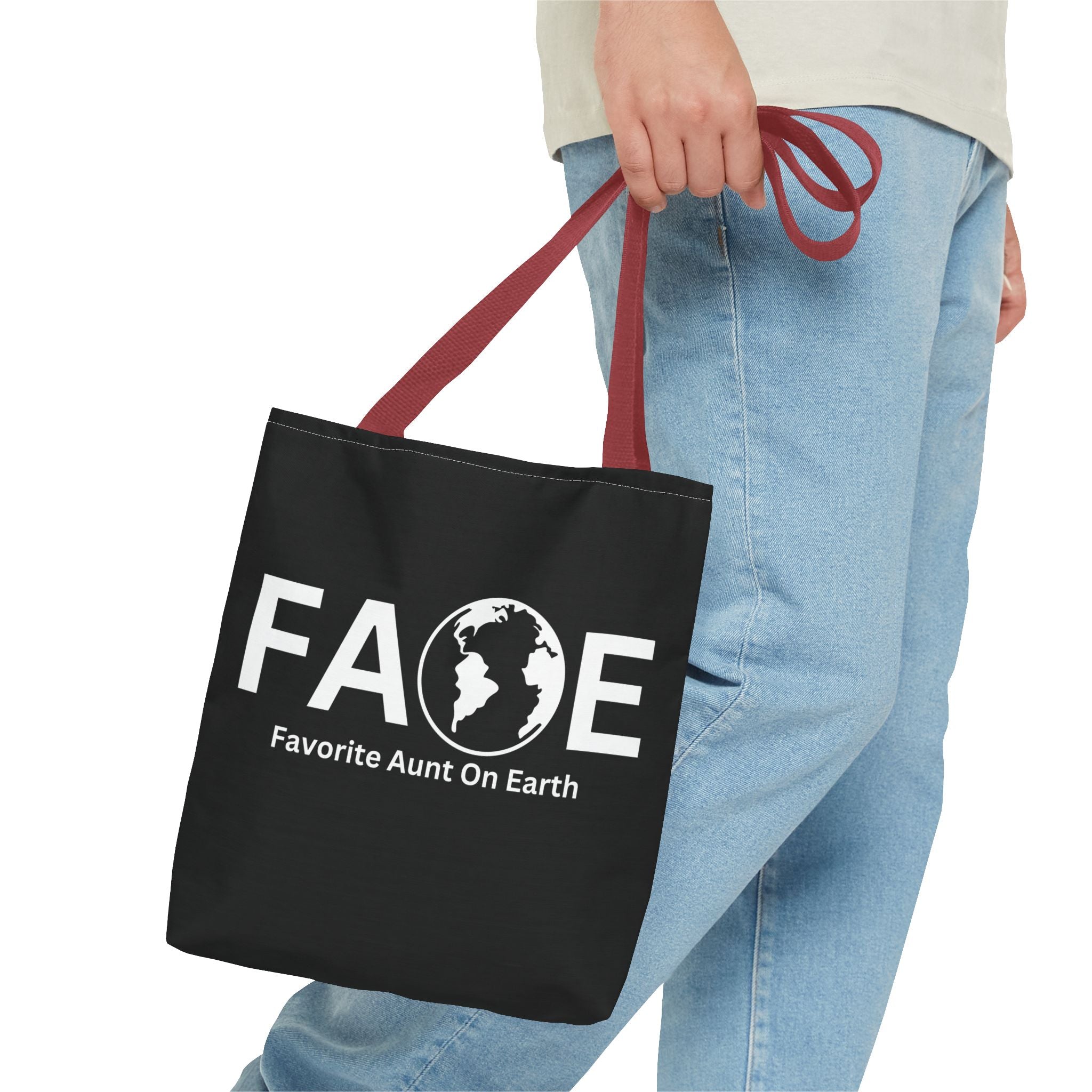 Favorite Aunt On Earth (FAOE) Tote Bag - Custom Printed Stylish and Functional Tote