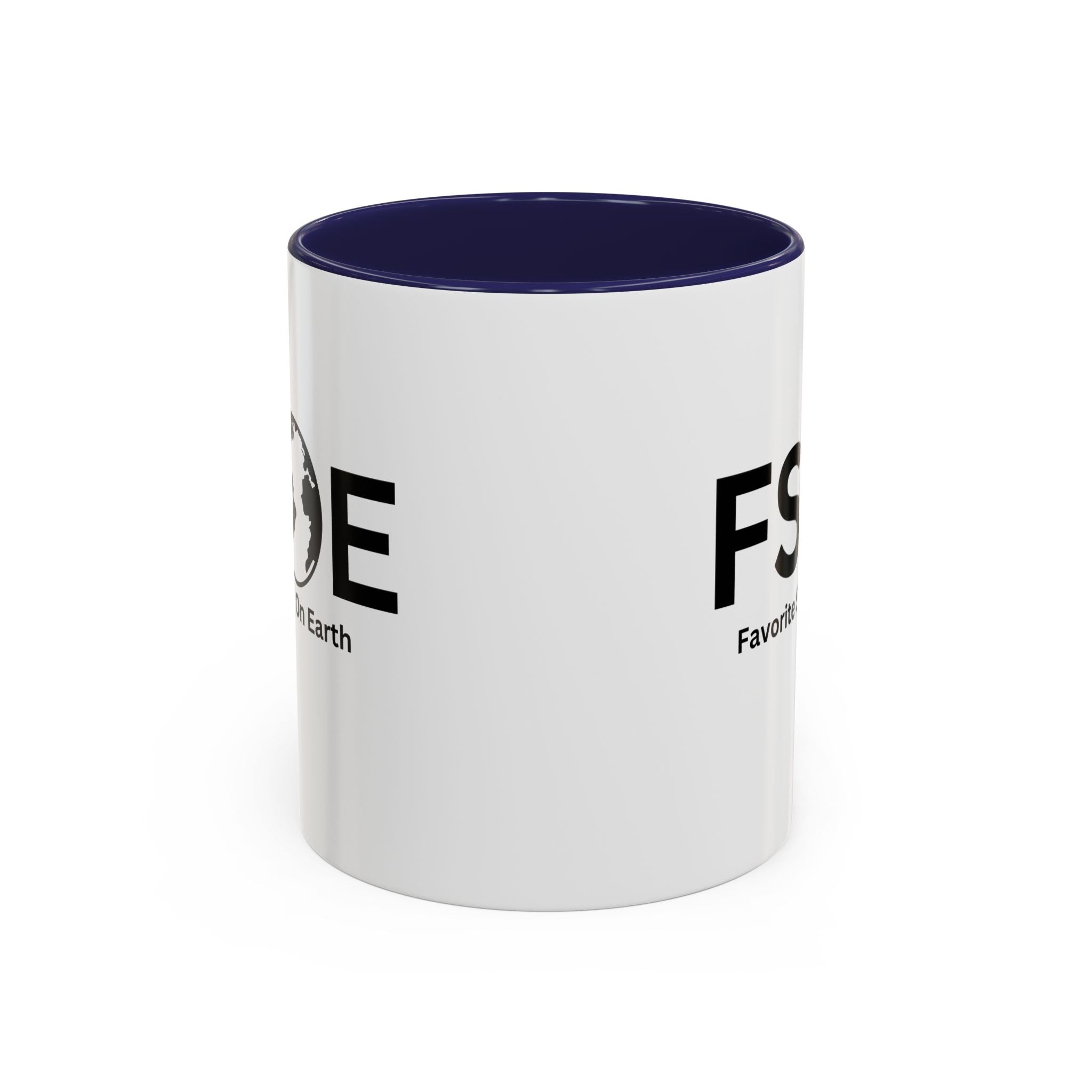 Favorite Sister On Earth (FSOE) Accent Coffee Mug (11oz, 15oz)
