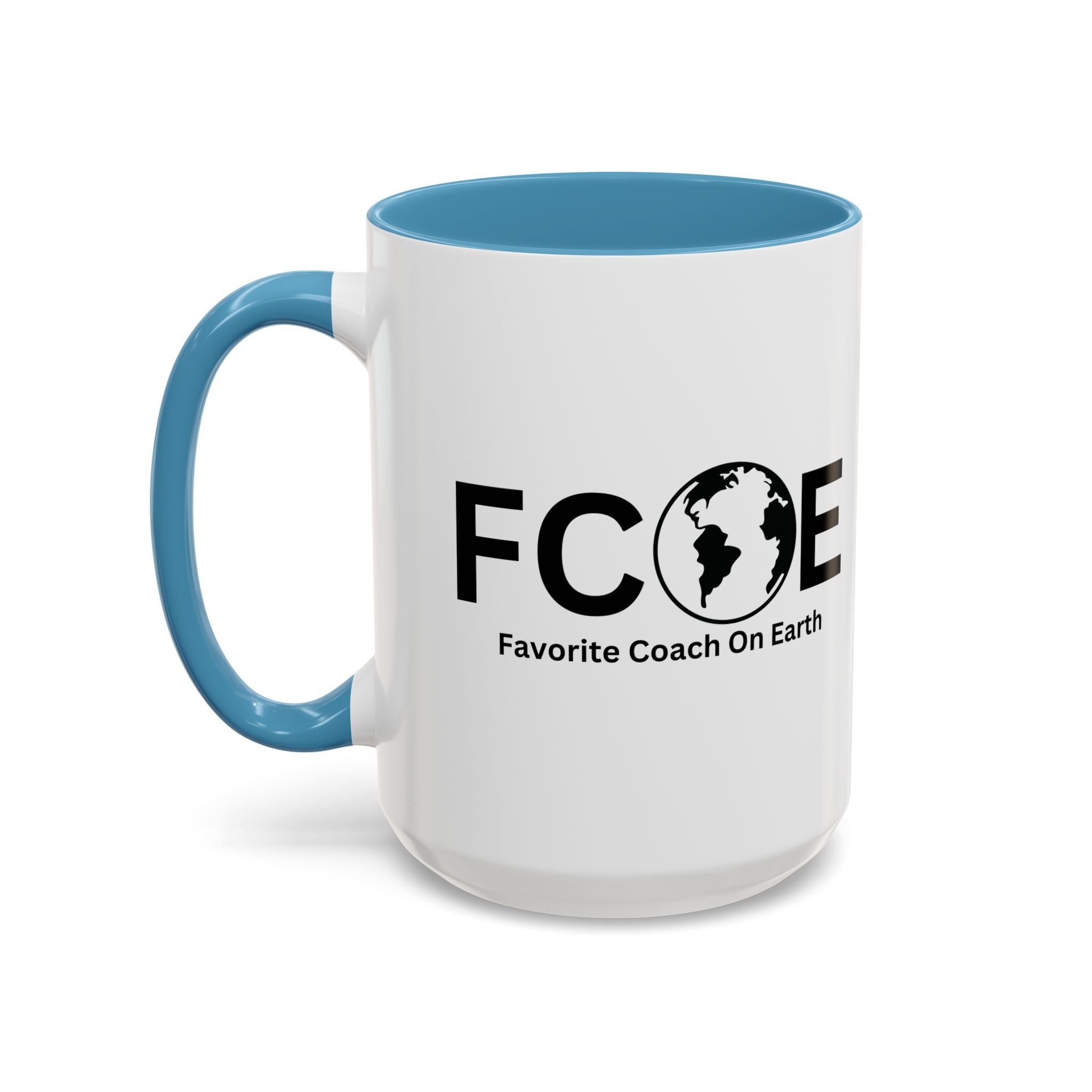 Favorite Coach On Earth (FCOE) Accent Coffee Mug (11oz, 15oz)