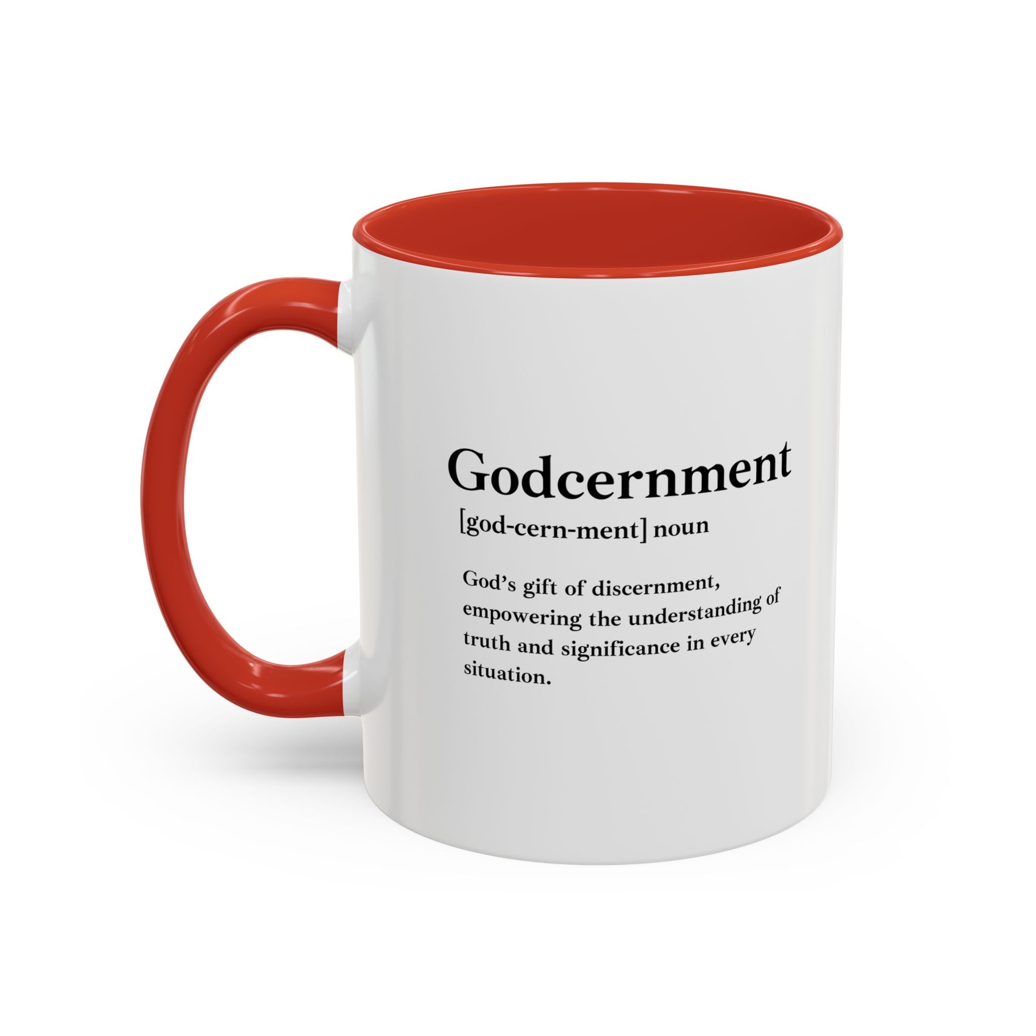 Godcernment Accent Coffee Mug (11oz, 15oz)