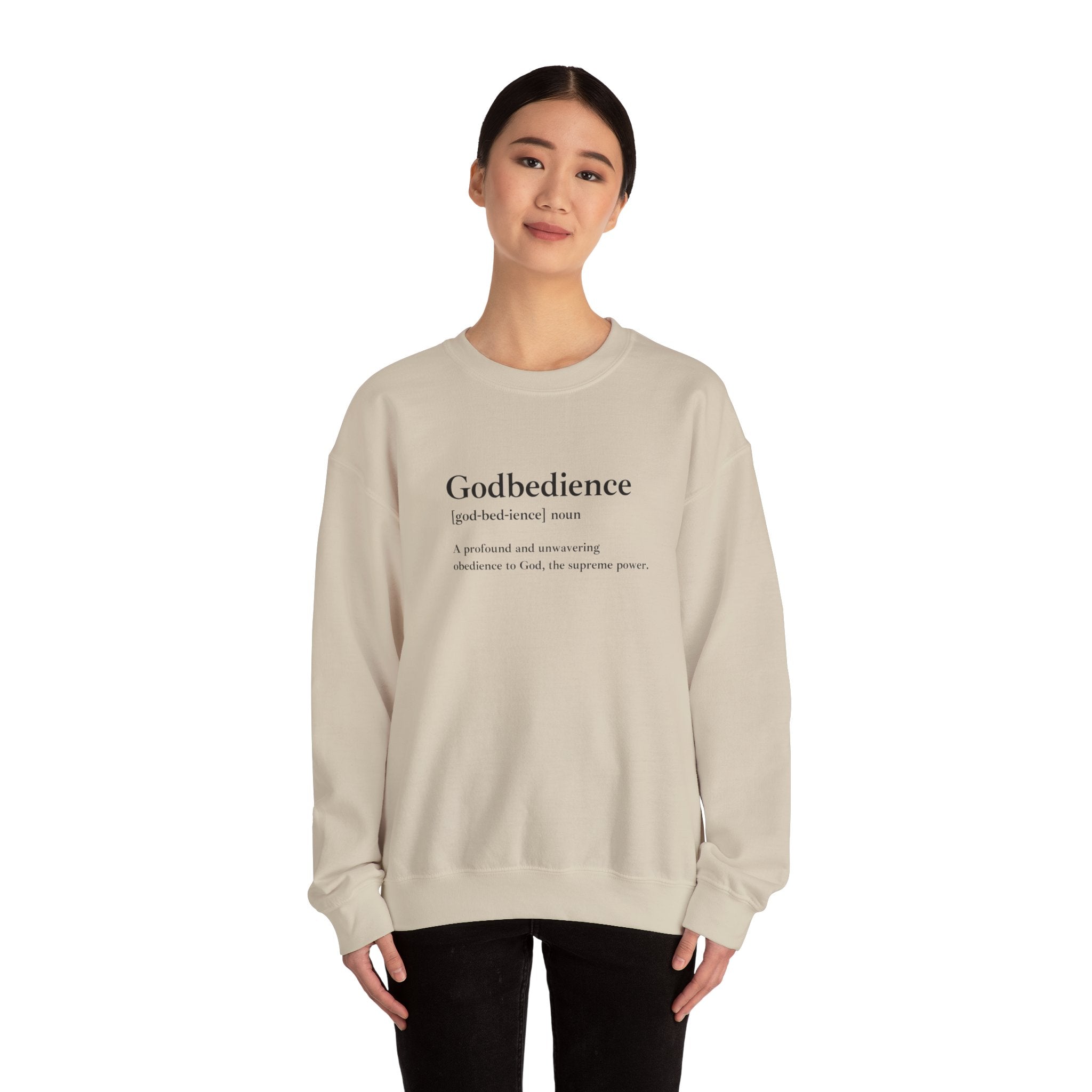 Godbedience Unisex Heavy Blend™ Crewneck Sweatshirt
