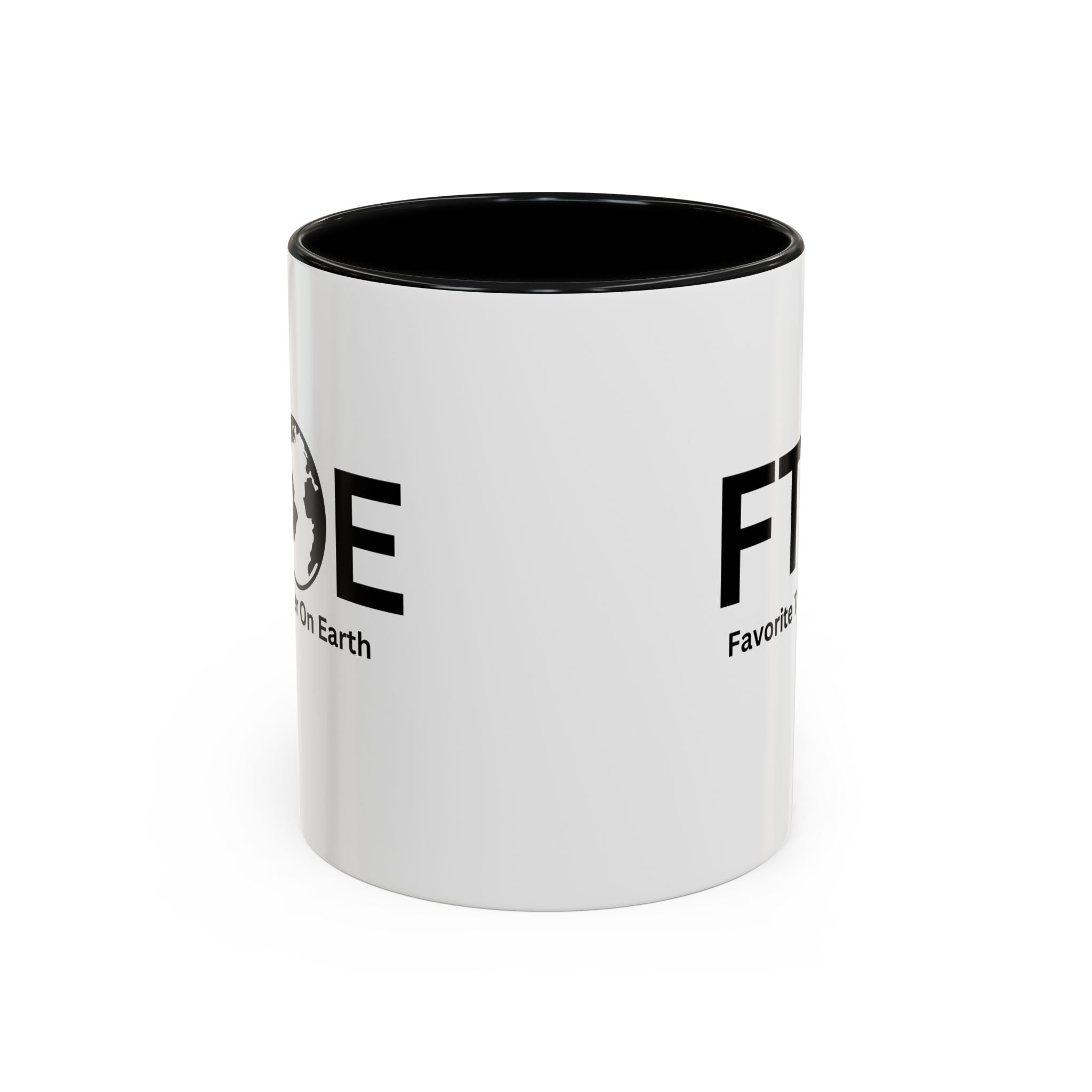 Favorite Teacher On Earth (FTOE) Accent Coffee Mug (11oz, 15oz)