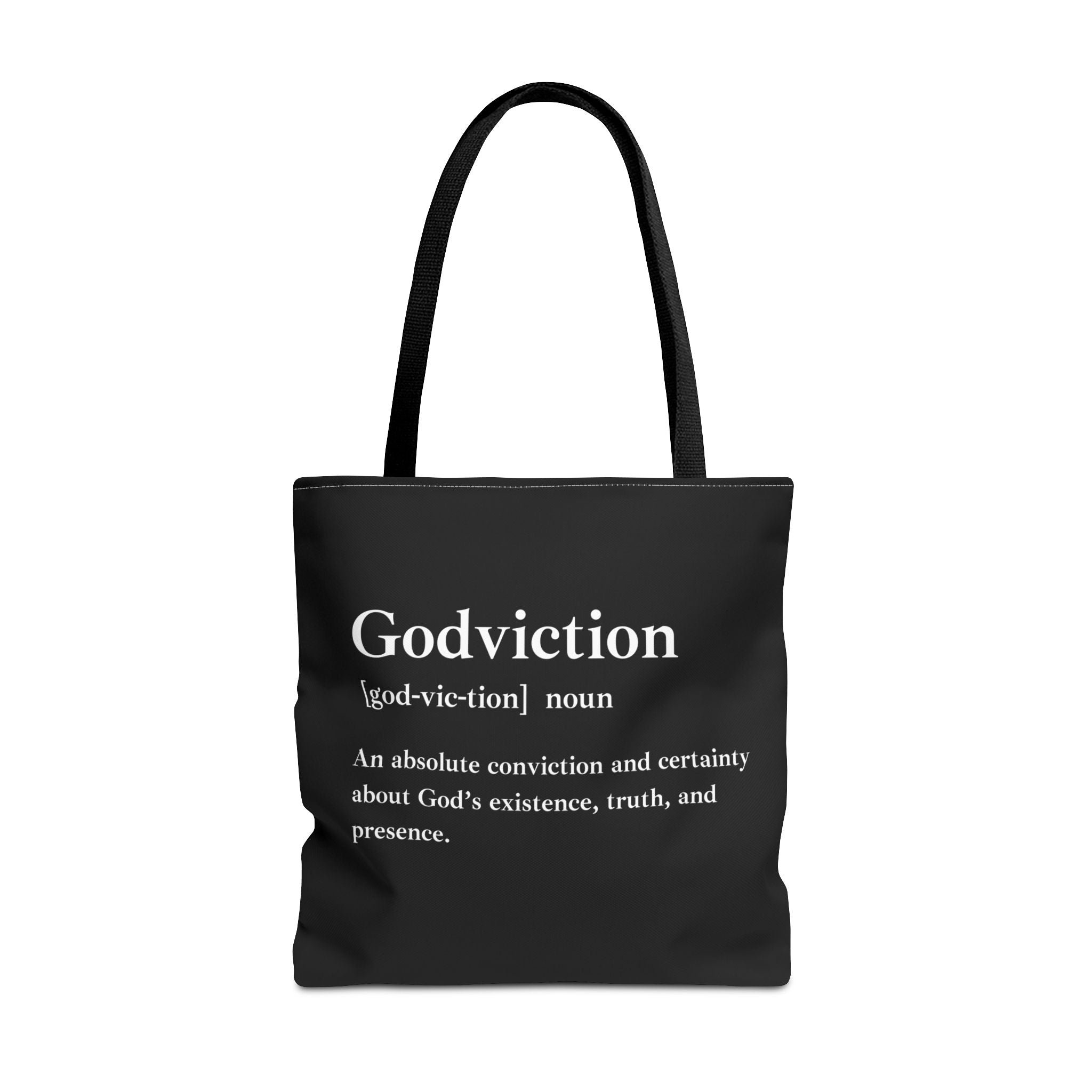 Godviction Tote Bag - Custom Printed Stylish and Functional Tote