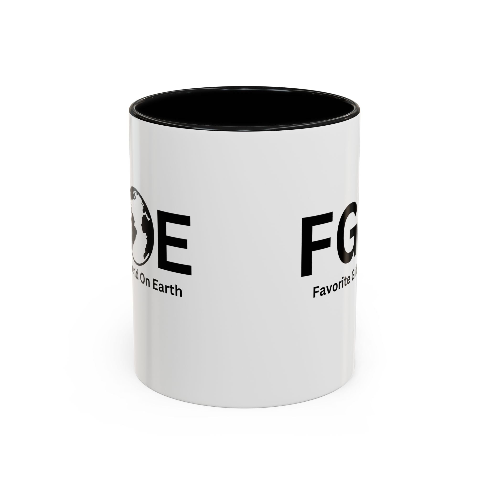 Favorite Girlfriend On Earth (FGOE) Accent Coffee Mug (11oz, 15oz)