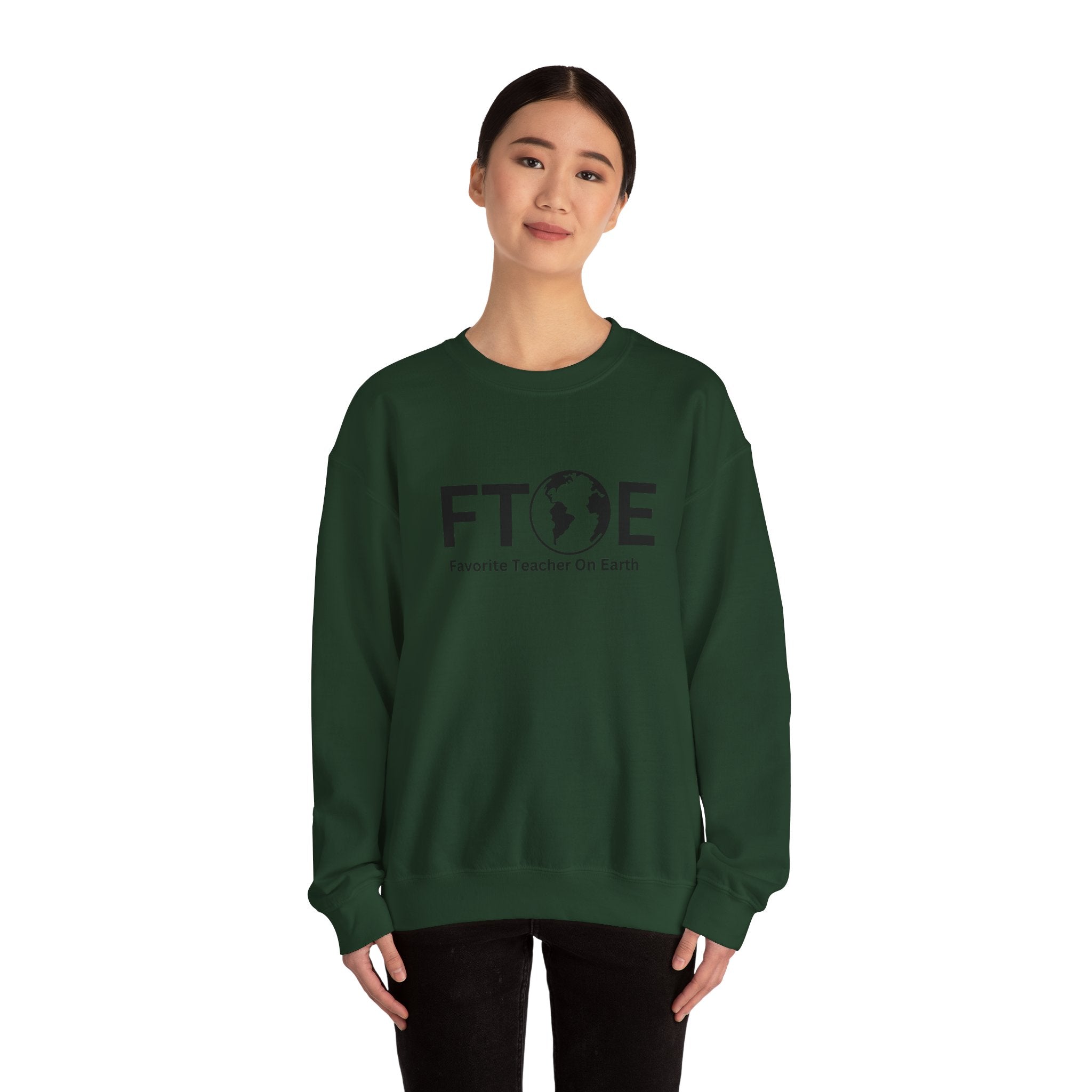 Favorite Teacher On Earth (FTOE) - Unisex Heavy Blend Crewneck Sweatshirt