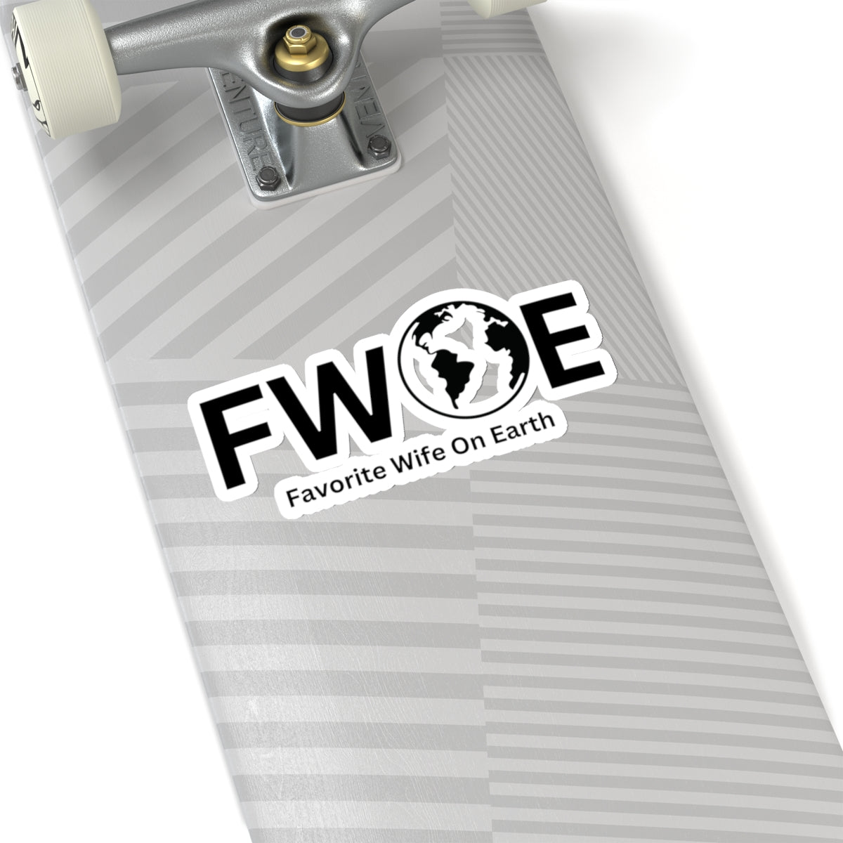 Favorite Wife On Earth (FWOE) Kiss-Cut Stickers - Custom Vinyl Stickers for Creative Decor