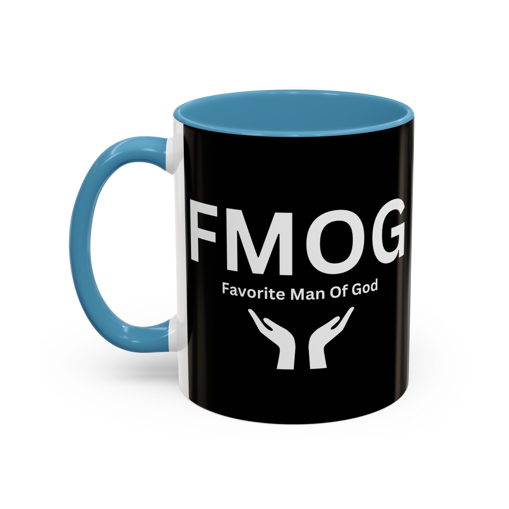 Favorite Man of God (FMOG) Accent Coffee Mug (11, 15oz)
