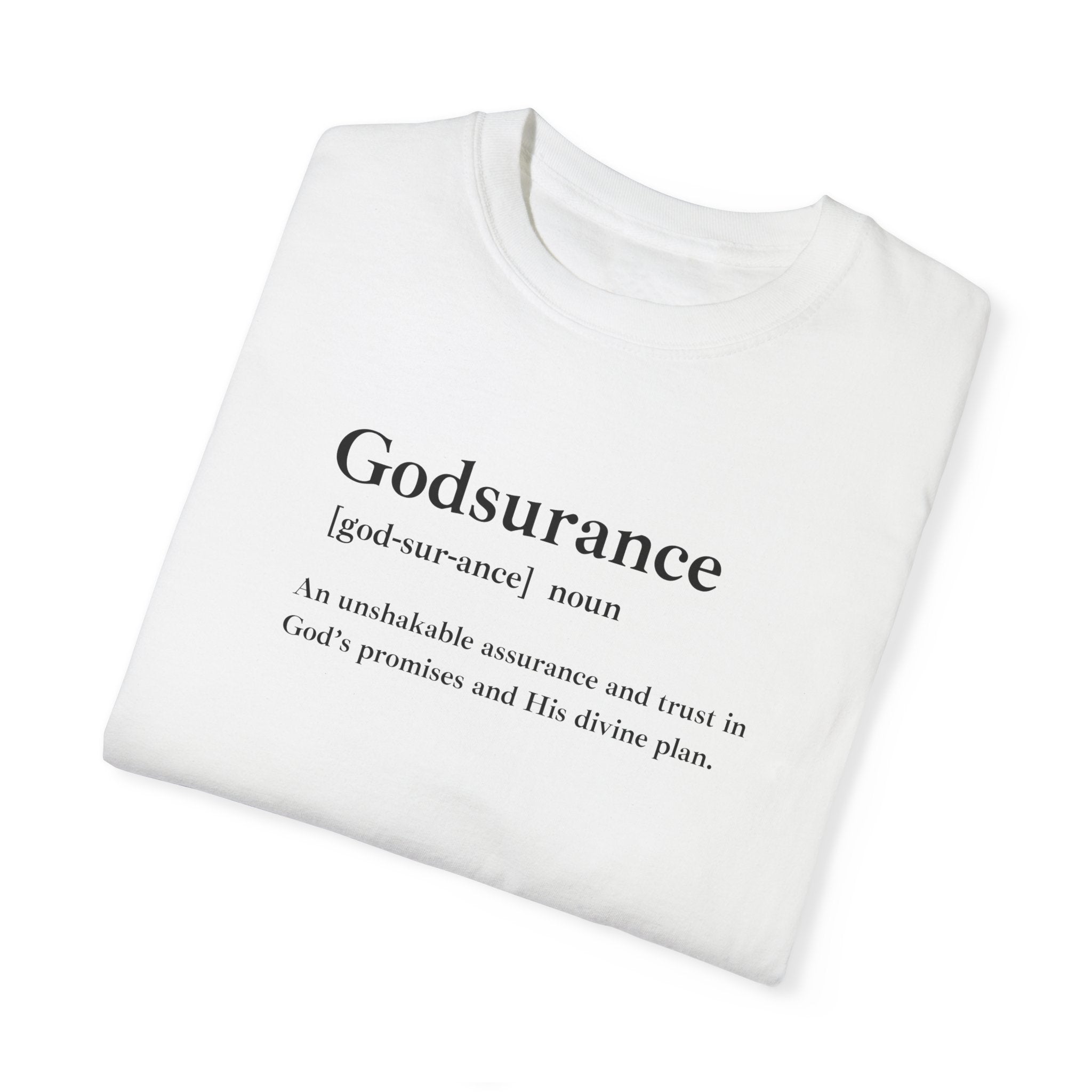 Godsurance T-Shirt – Comfort Colors 1717 Garment-Dyed Tee