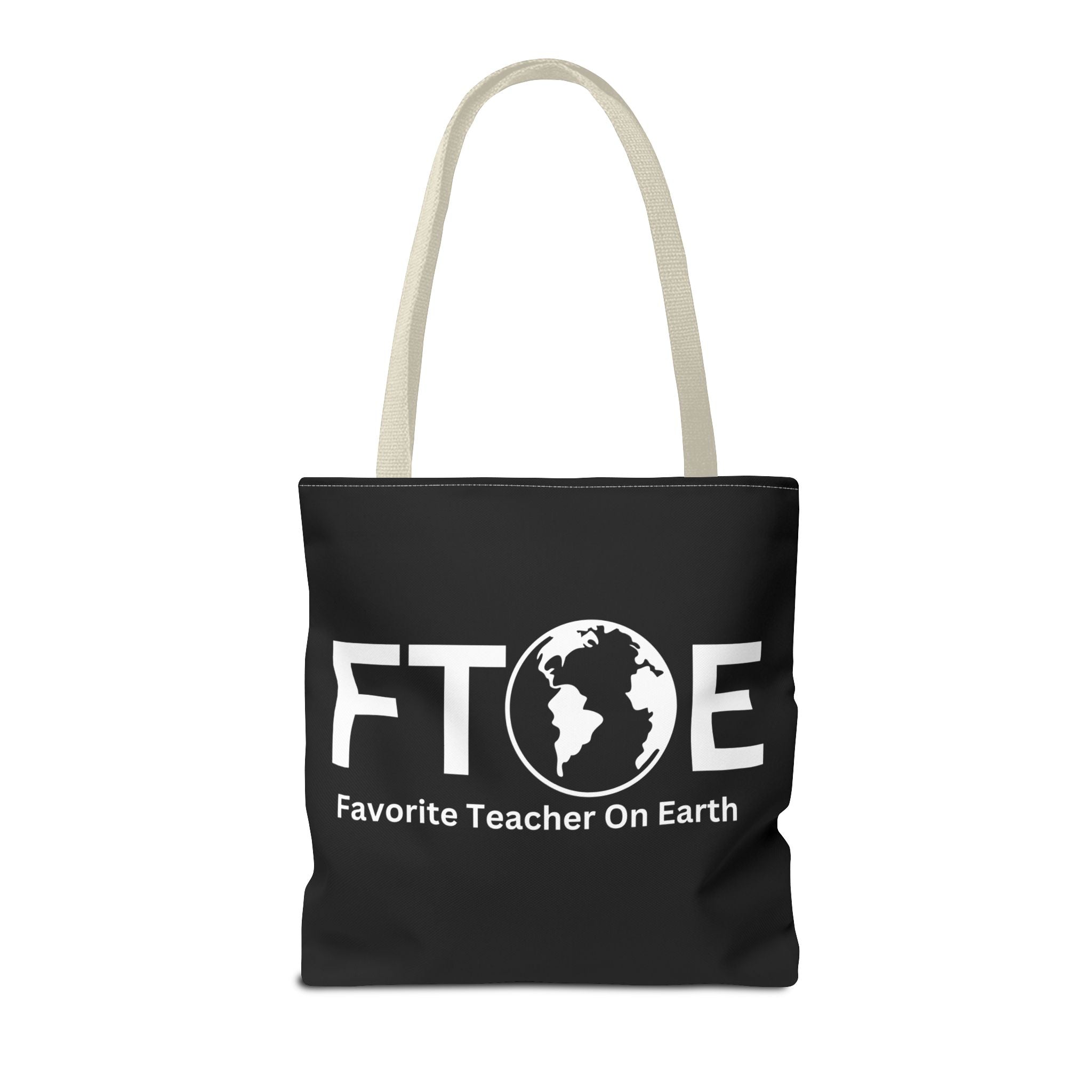 Favorite Teacher On Earth (FTOE) Tote Bag - Custom Printed Stylish and Functional Tote