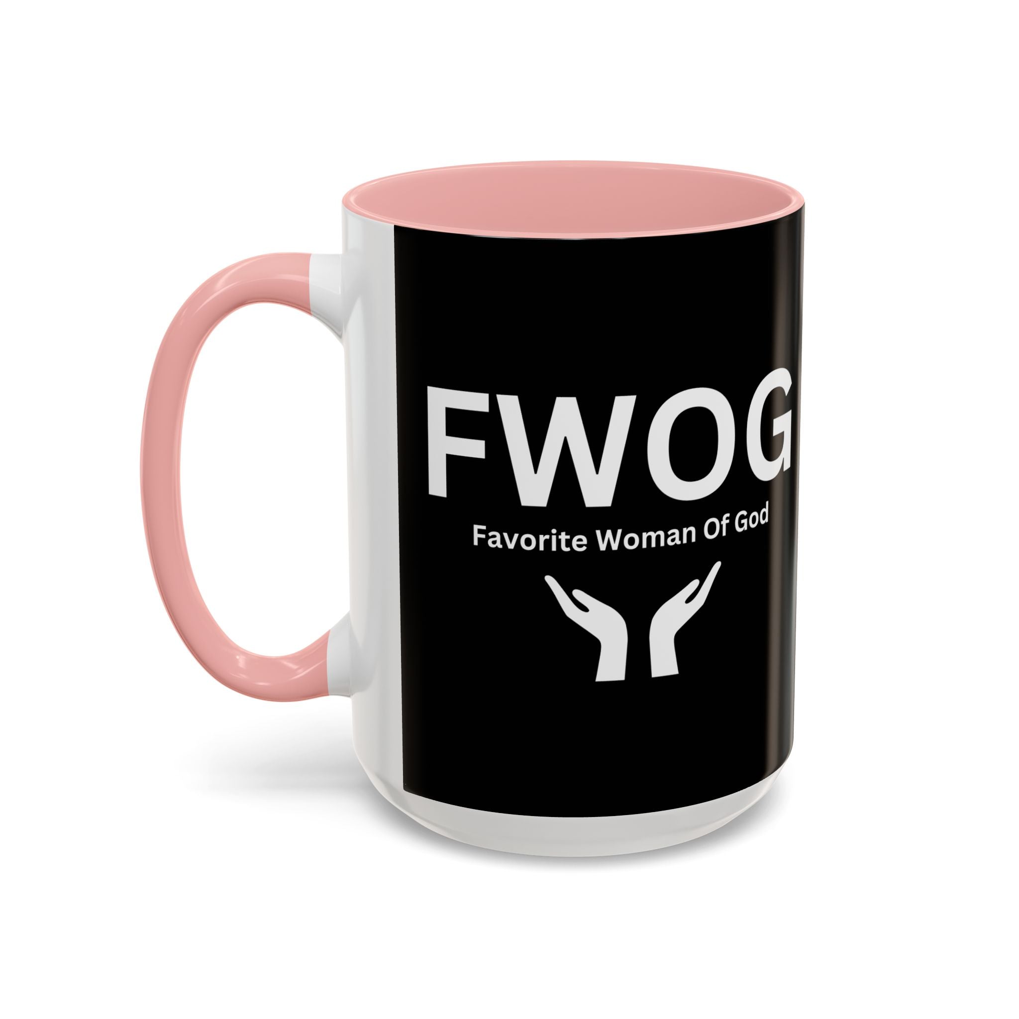 Favorite Woman of God (FWOG) Accent Coffee Mug (11oz, 15oz)