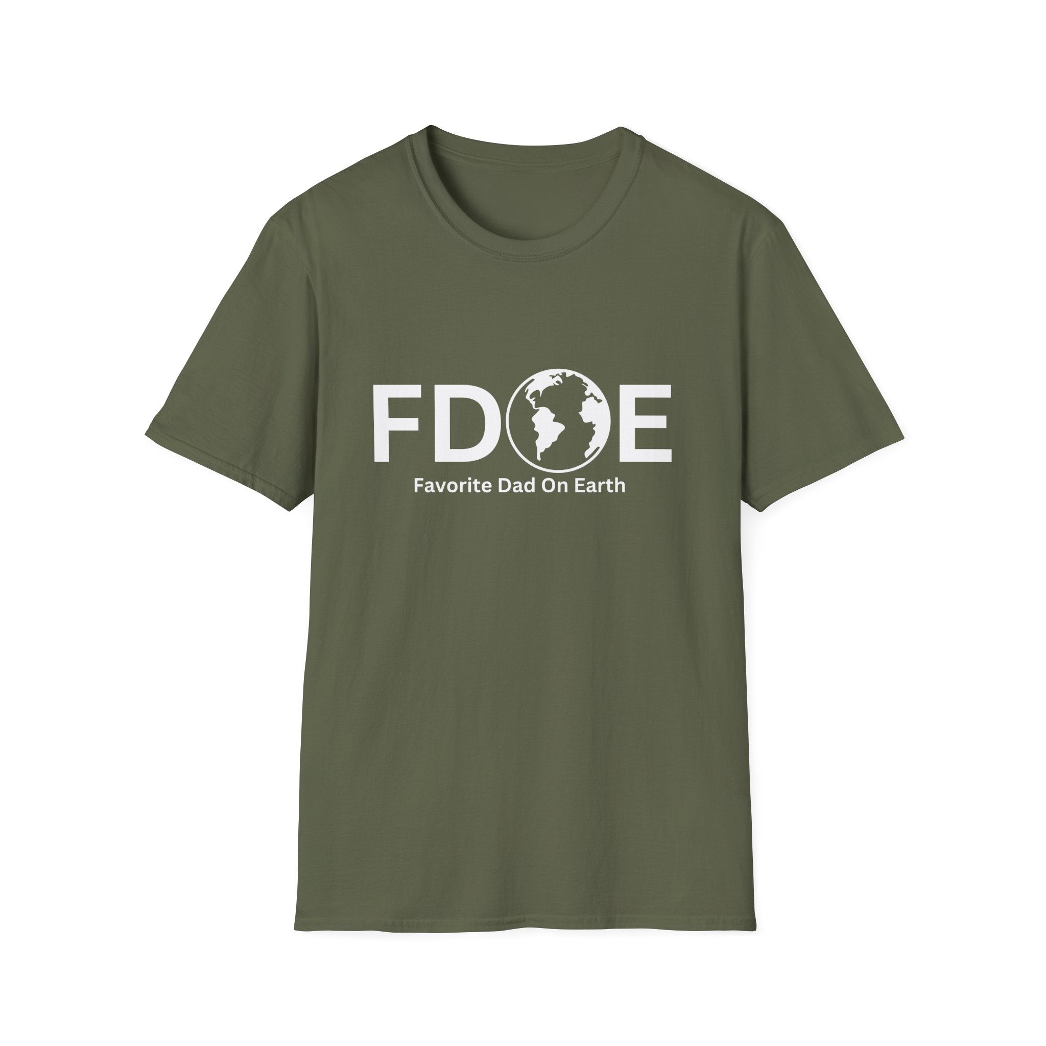 Favorite Dad On Earth (FDOE) - Comfort Colors 1717 Garment-Dyed T-Shirt
