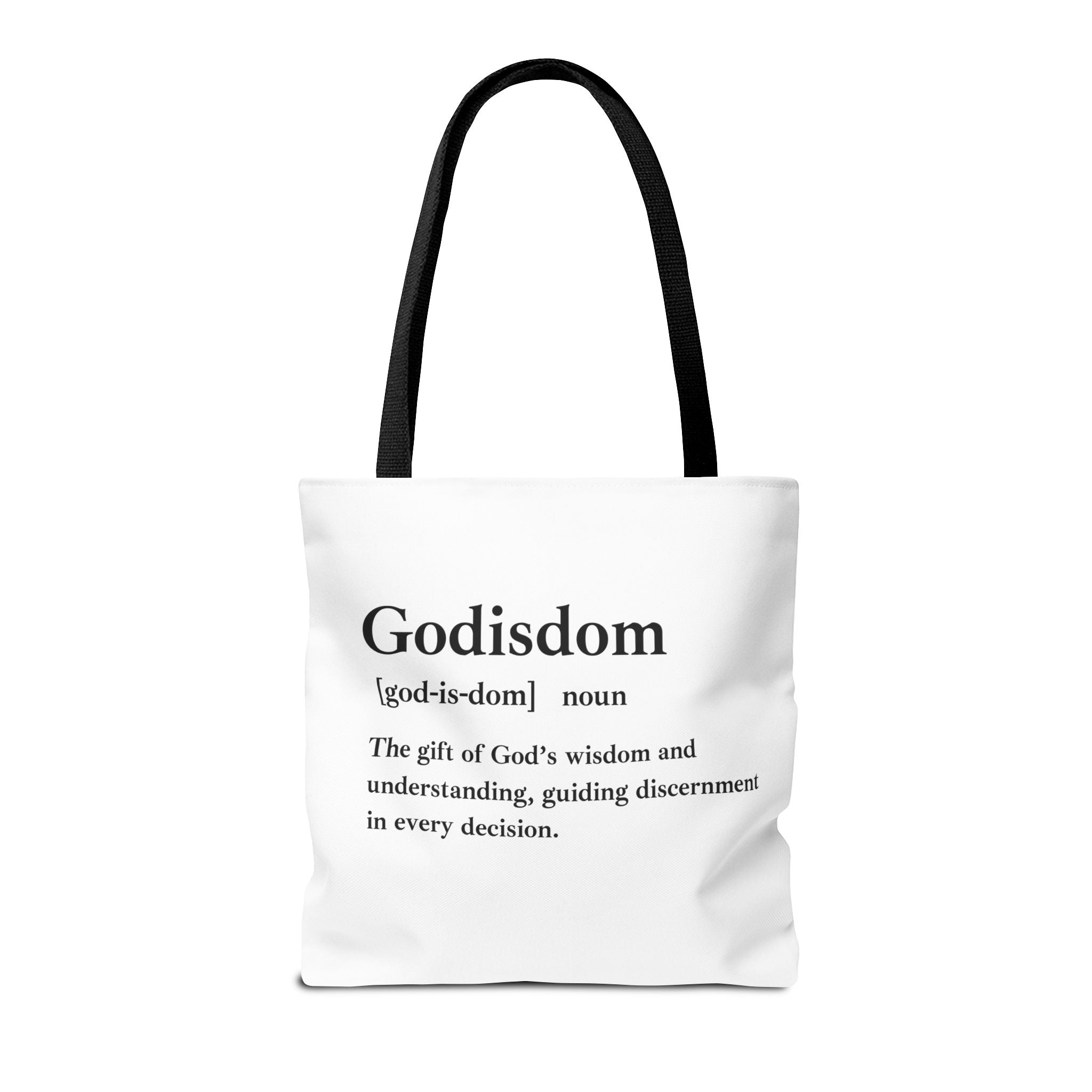 Godisdom Tote Bag - Custom Printed Stylish and Functional Tote