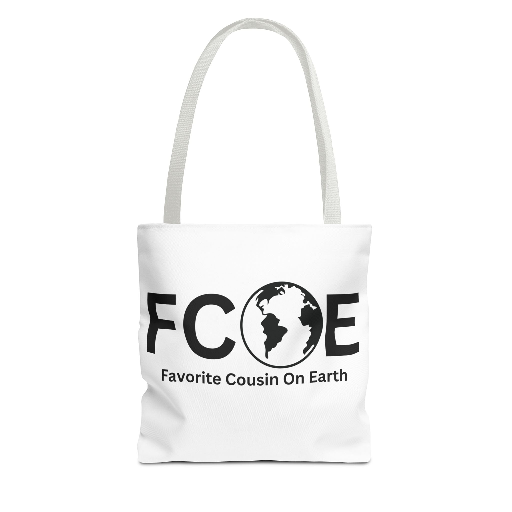 Favorite Cousin On Earth (FCOE) Tote Bag - Custom Printed Stylish and Functional Tote